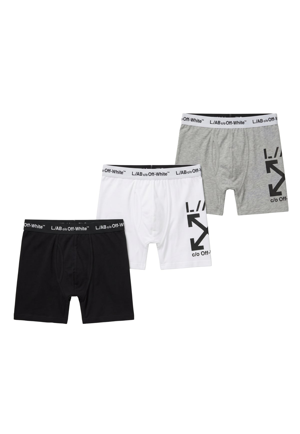 TRIPACK BOXERS L/AB c/o Off-White HORIZONTAL REPEAT BIG ARROW BRIEFS