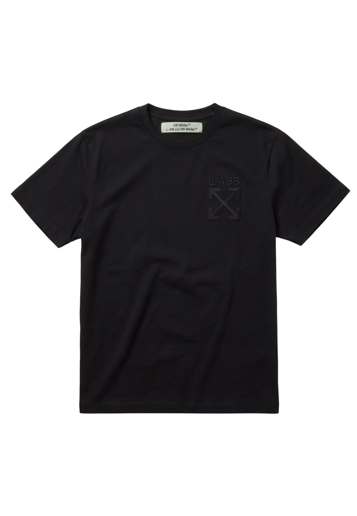 CAMISETA L/AB c/o Off-White NEGRA CLAMP ARROWS CHEST LOGO CLASSIC CREW UNDERSHIRTS