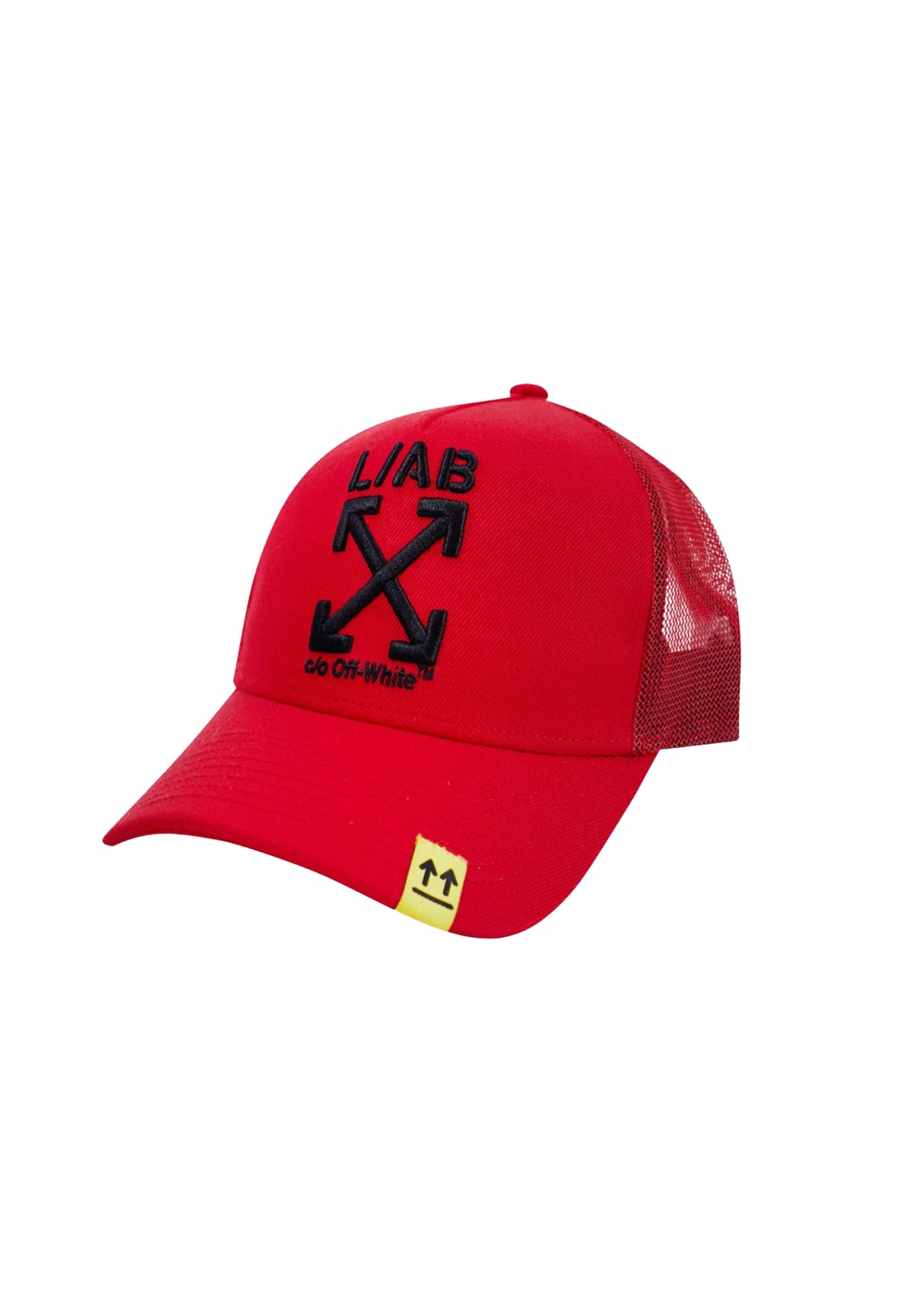 GORRA L/AB c/o Off-White ROJA CLAMP ARROWS CURVED BRIM TRUCKER CAP