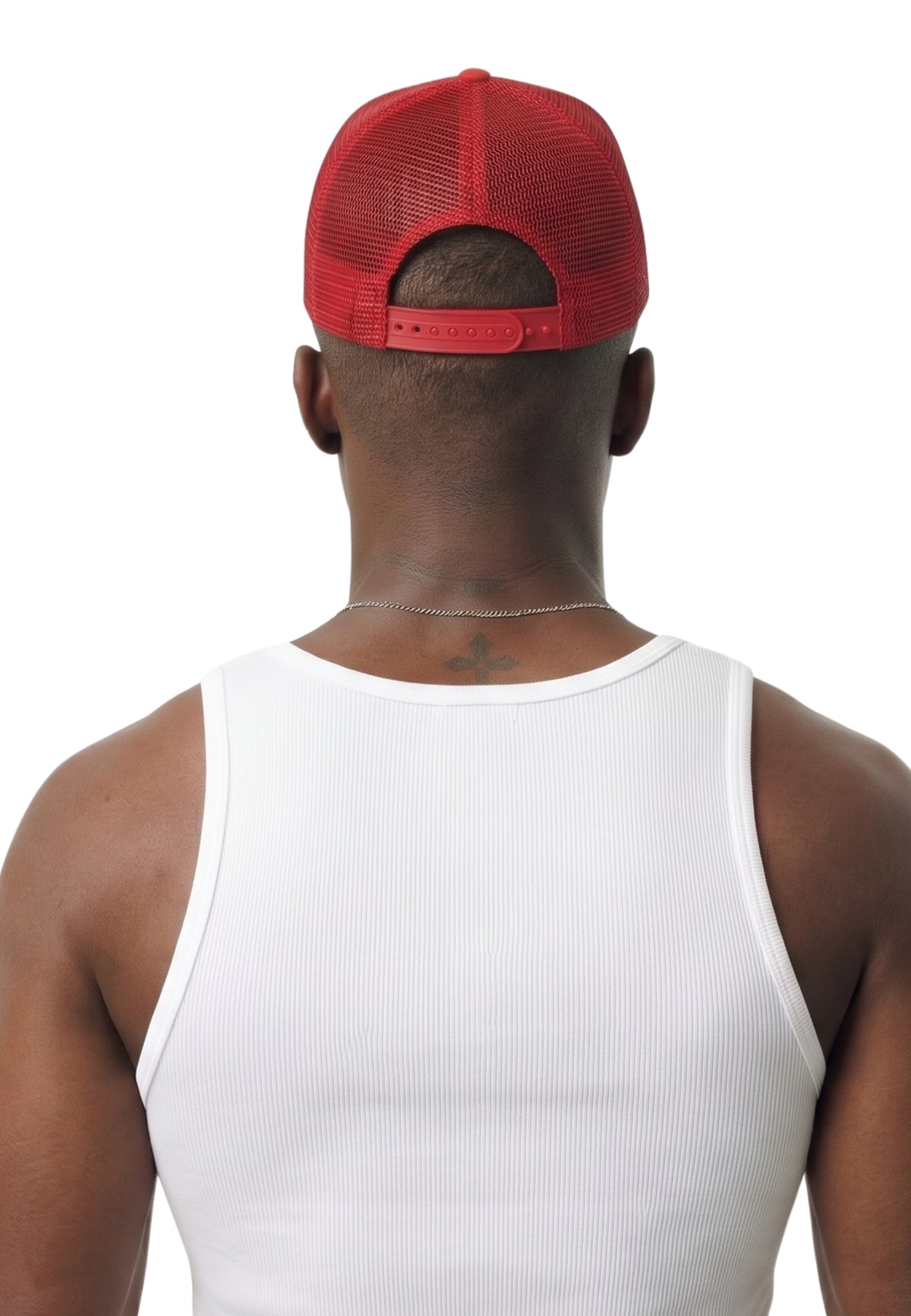 GORRA L/AB c/o Off-White ROJA CLAMP ARROWS CURVED BRIM TRUCKER CAP