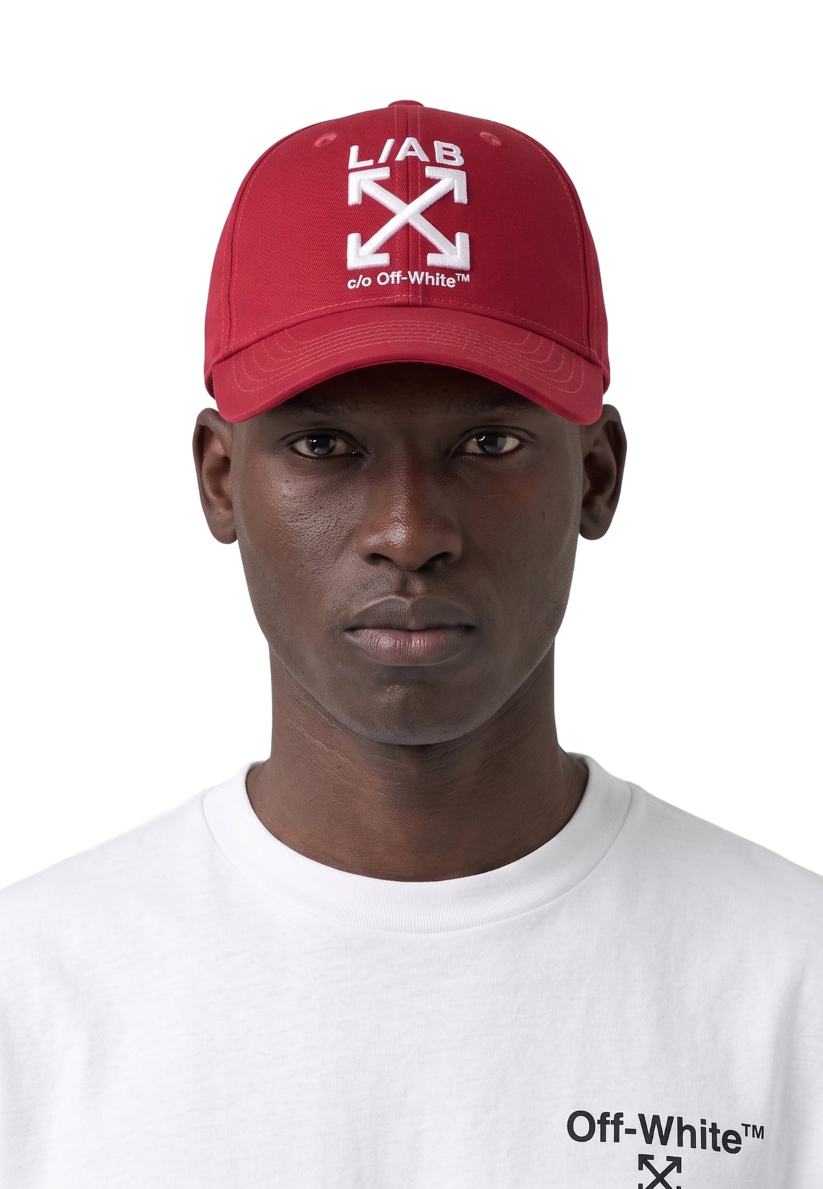 GORRA L/AB c/o Off-White ROJA CLAMP ARROWS CURVED BRIM TWILL CAP