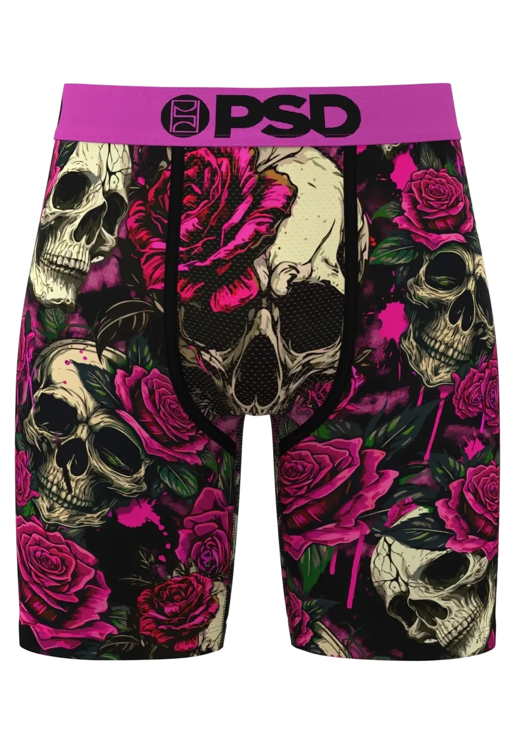 BOXER PSD NEGRO CALAVERAS GRIM ROSES CORE STANDARD BRIEF