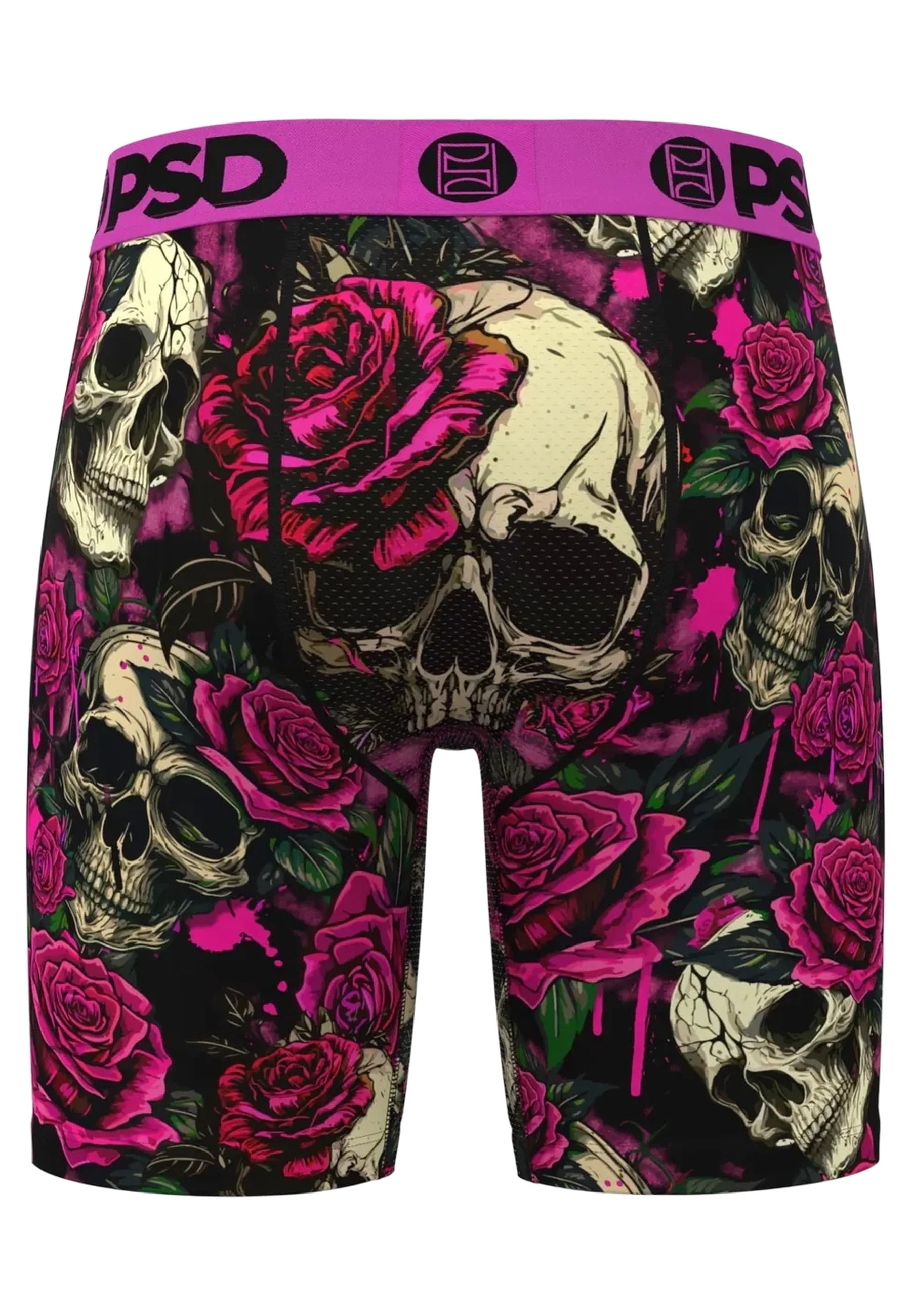 BOXER PSD NEGRO CALAVERAS GRIM ROSES CORE STANDARD BRIEF