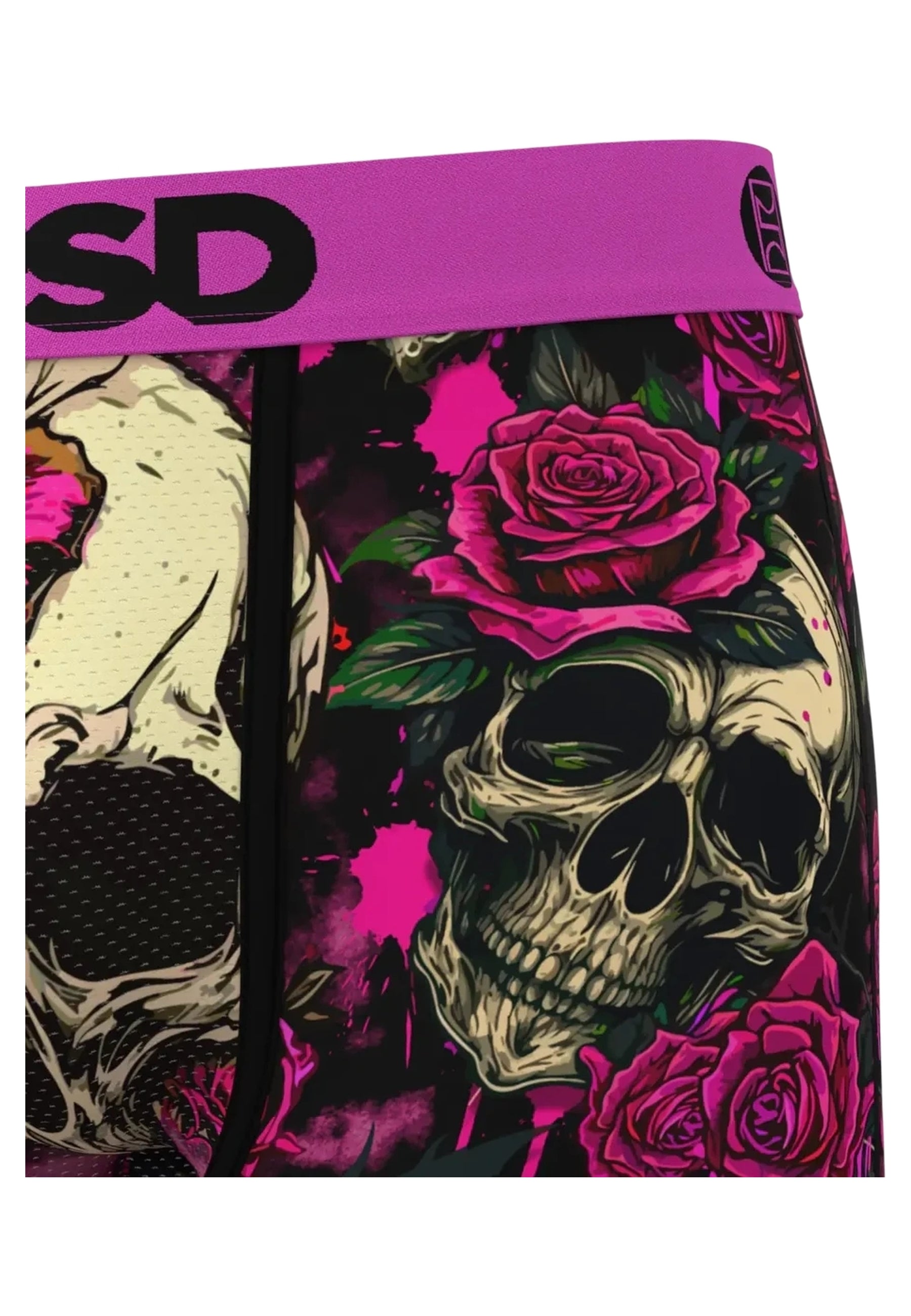 BOXER PSD NEGRO CALAVERAS GRIM ROSES CORE STANDARD BRIEF