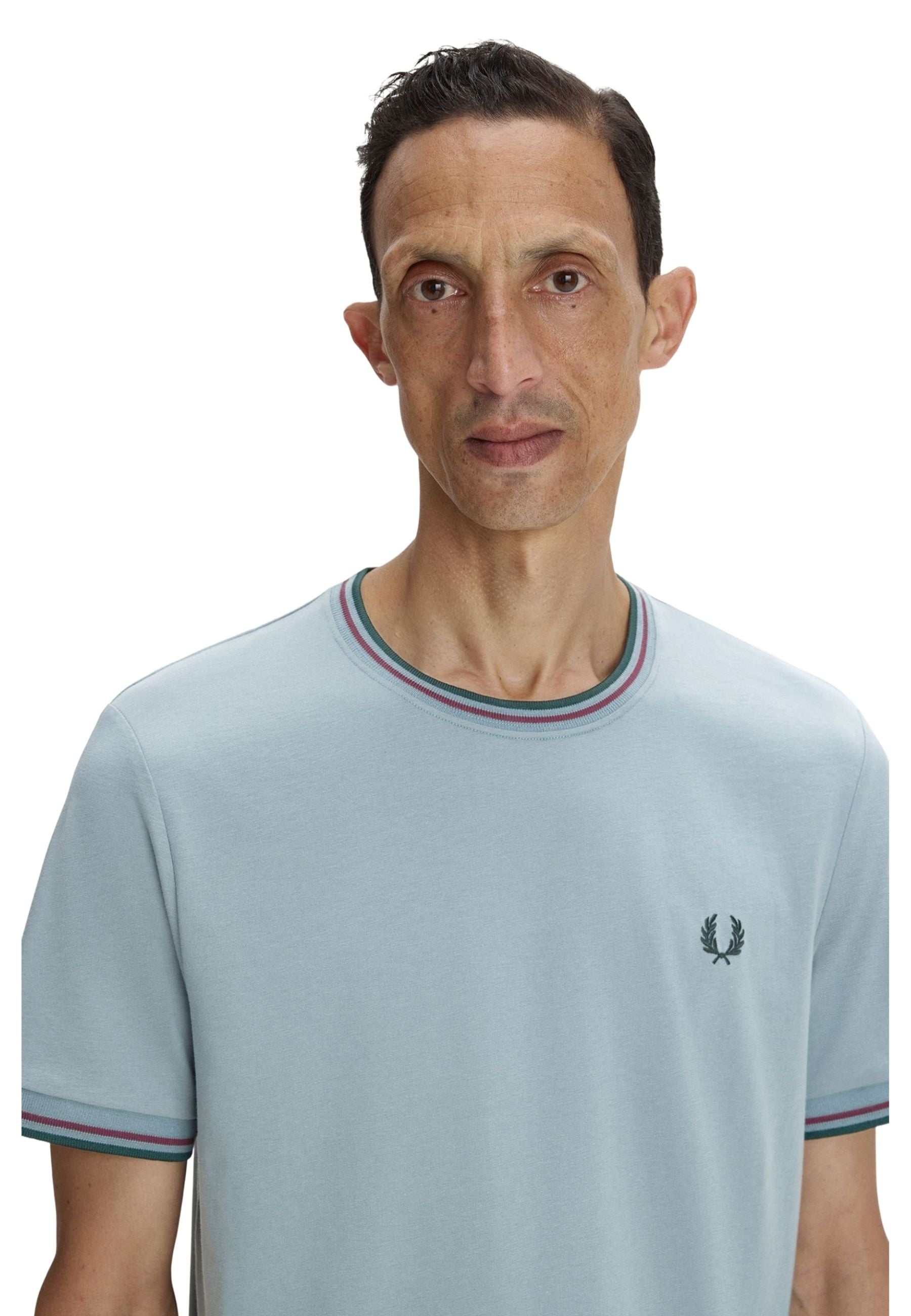 CAMISETA FRED PERRY CELESTE TWIN TIPPED TEE