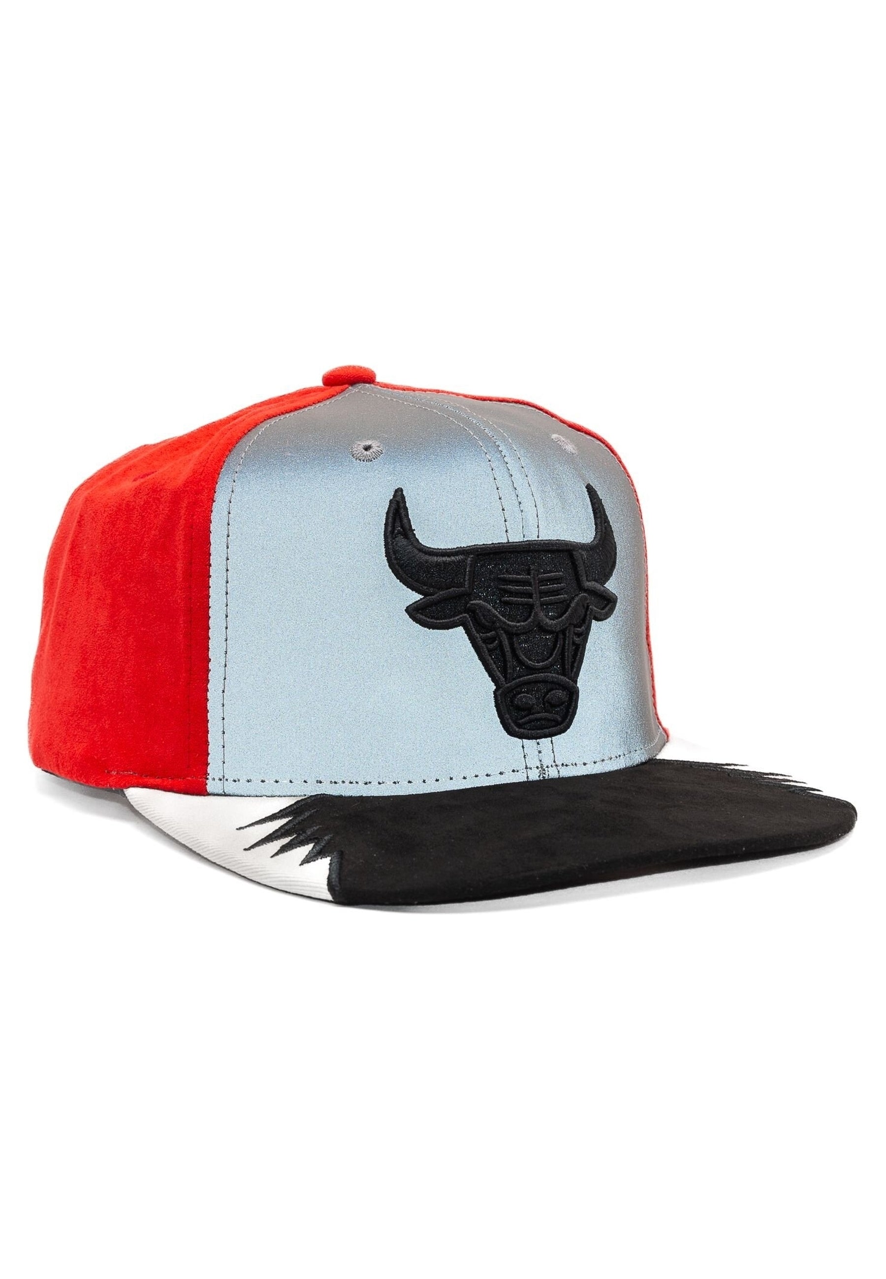 GORRA MITCHELL & NESS GRIS BULLS DAY 5 SNAPBACK