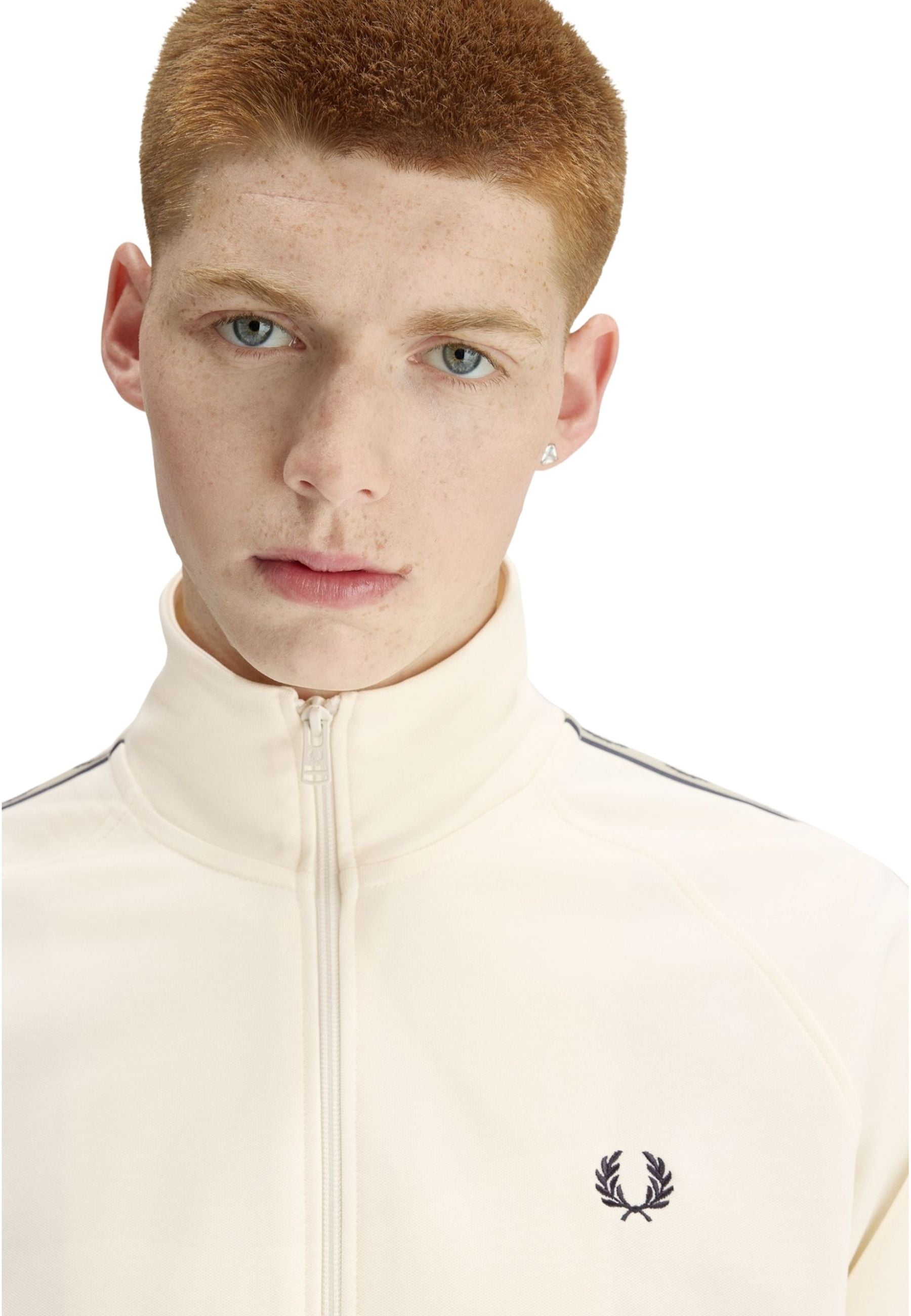 CHAQUETA FRED PERRY CRUDA CONTRAST TAPE TRACK JACKET