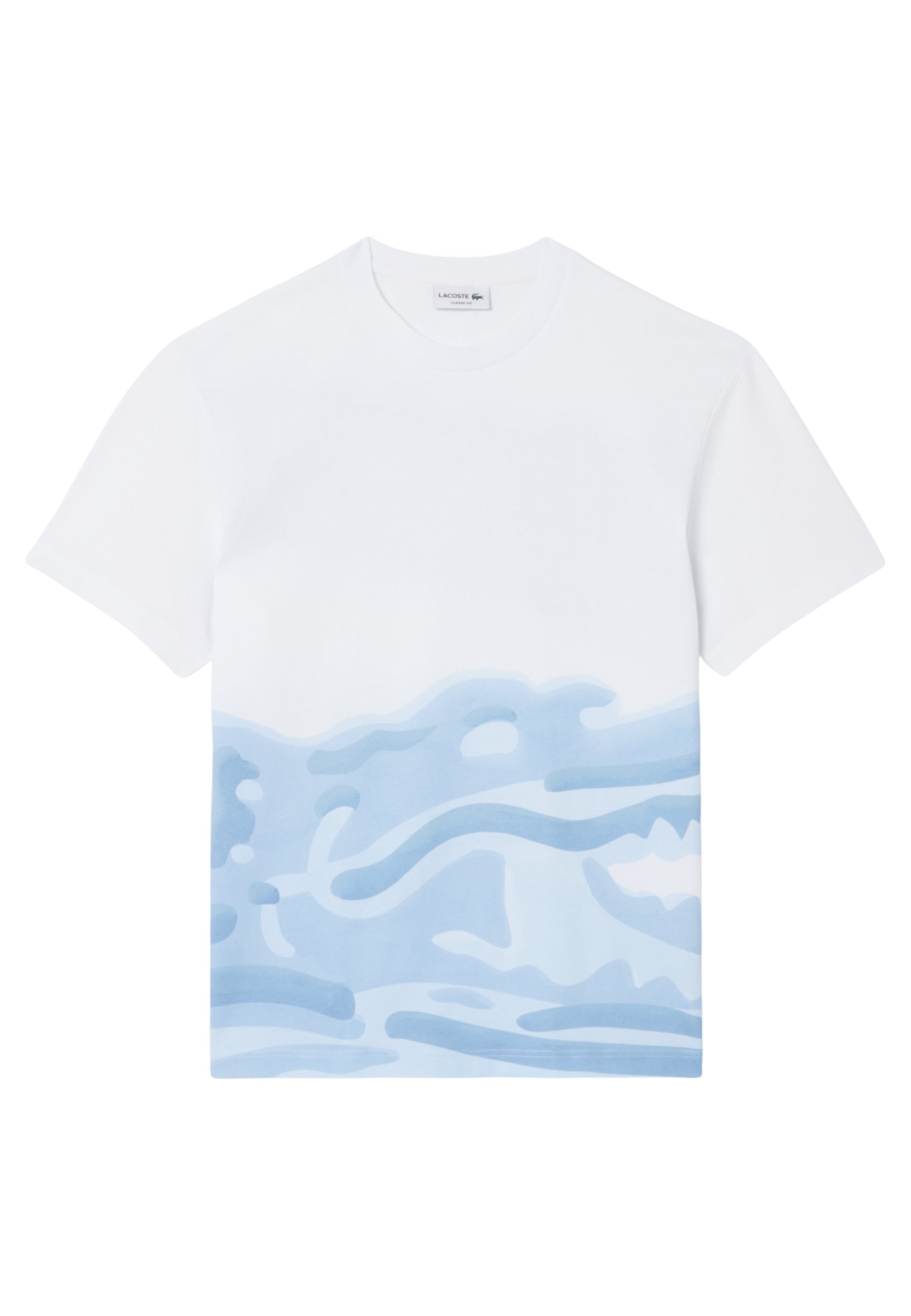 CAMISETA LACOSTE BLANCA PRINTED CROCO TEE