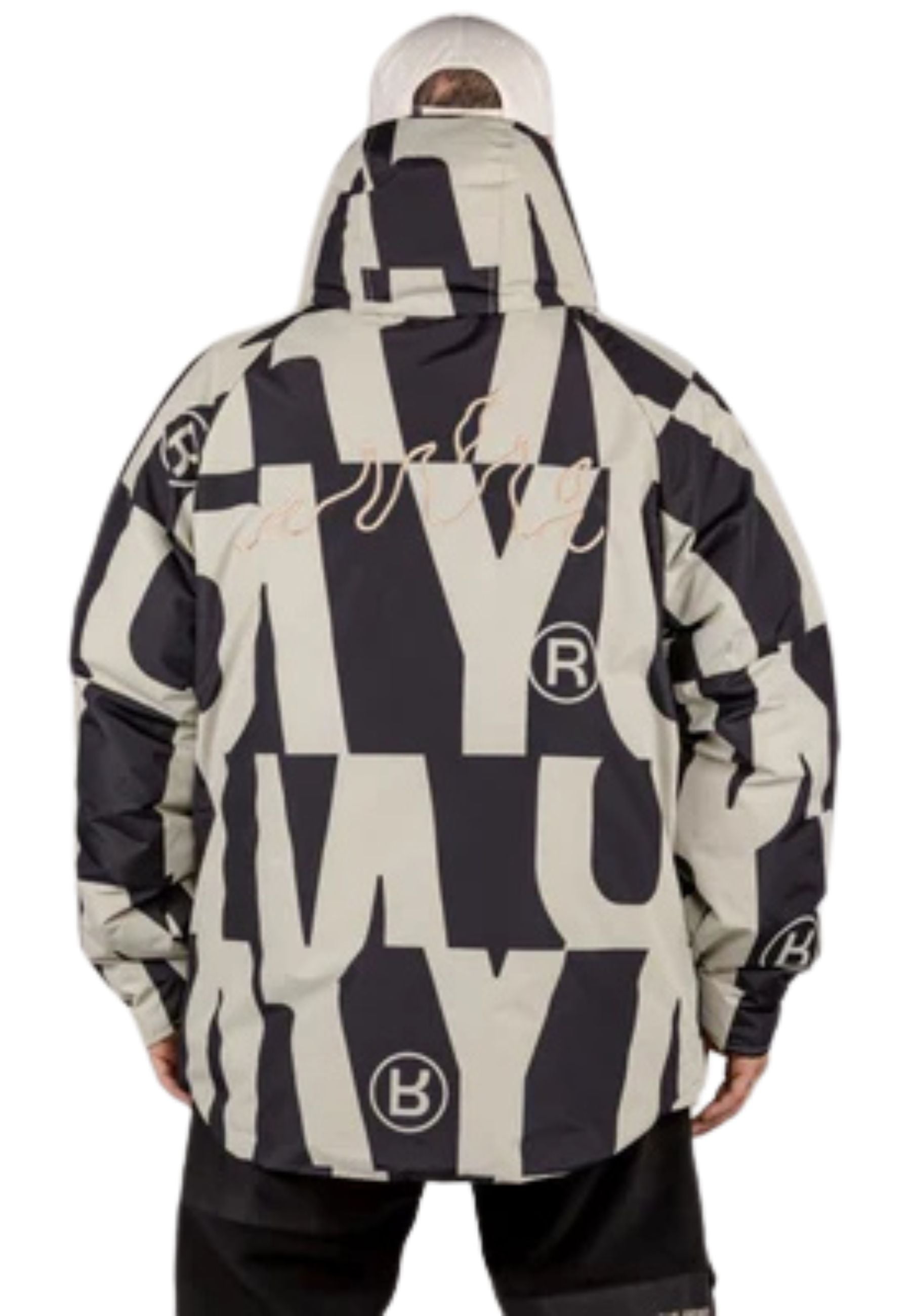 PARKA GRIMEY NEGRO SNOW FOX ALL OVER PRINT PARKA
