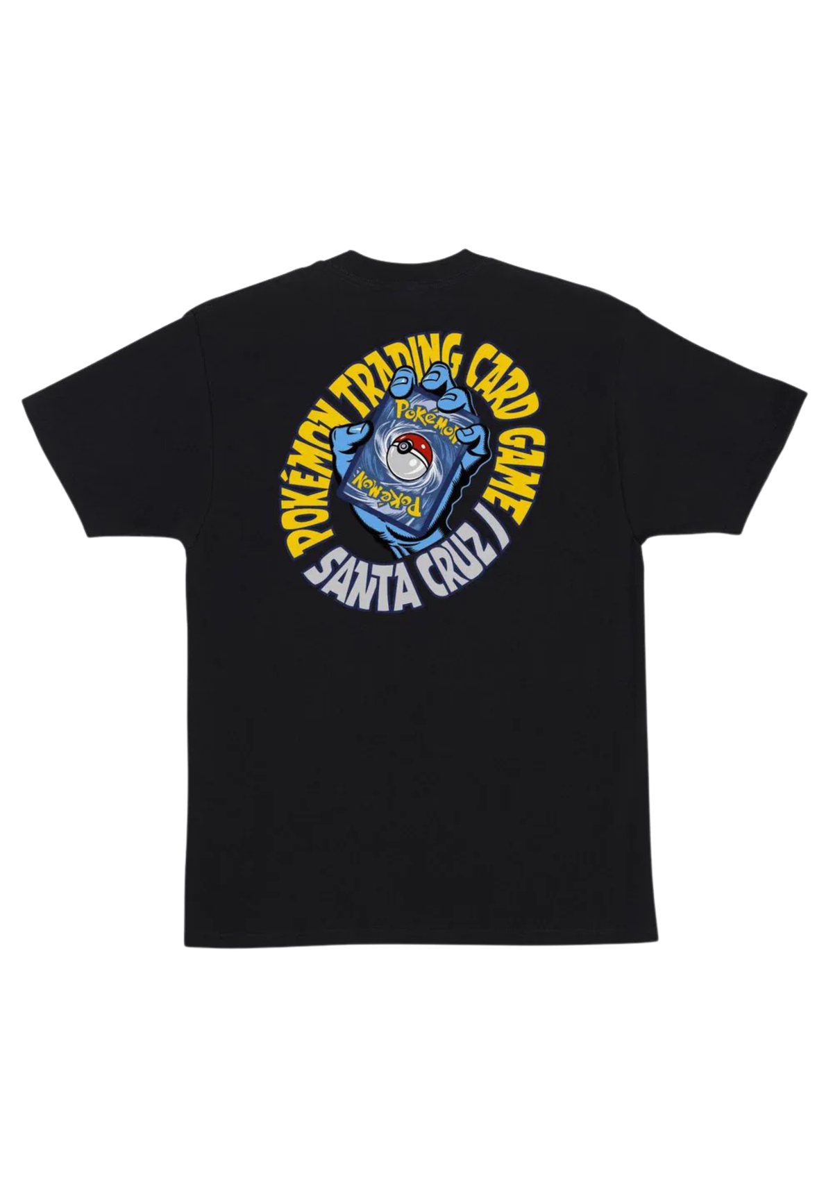 T-SHIRT SANTA CRUZ X POKEMON NOIR TCG HAND TEE