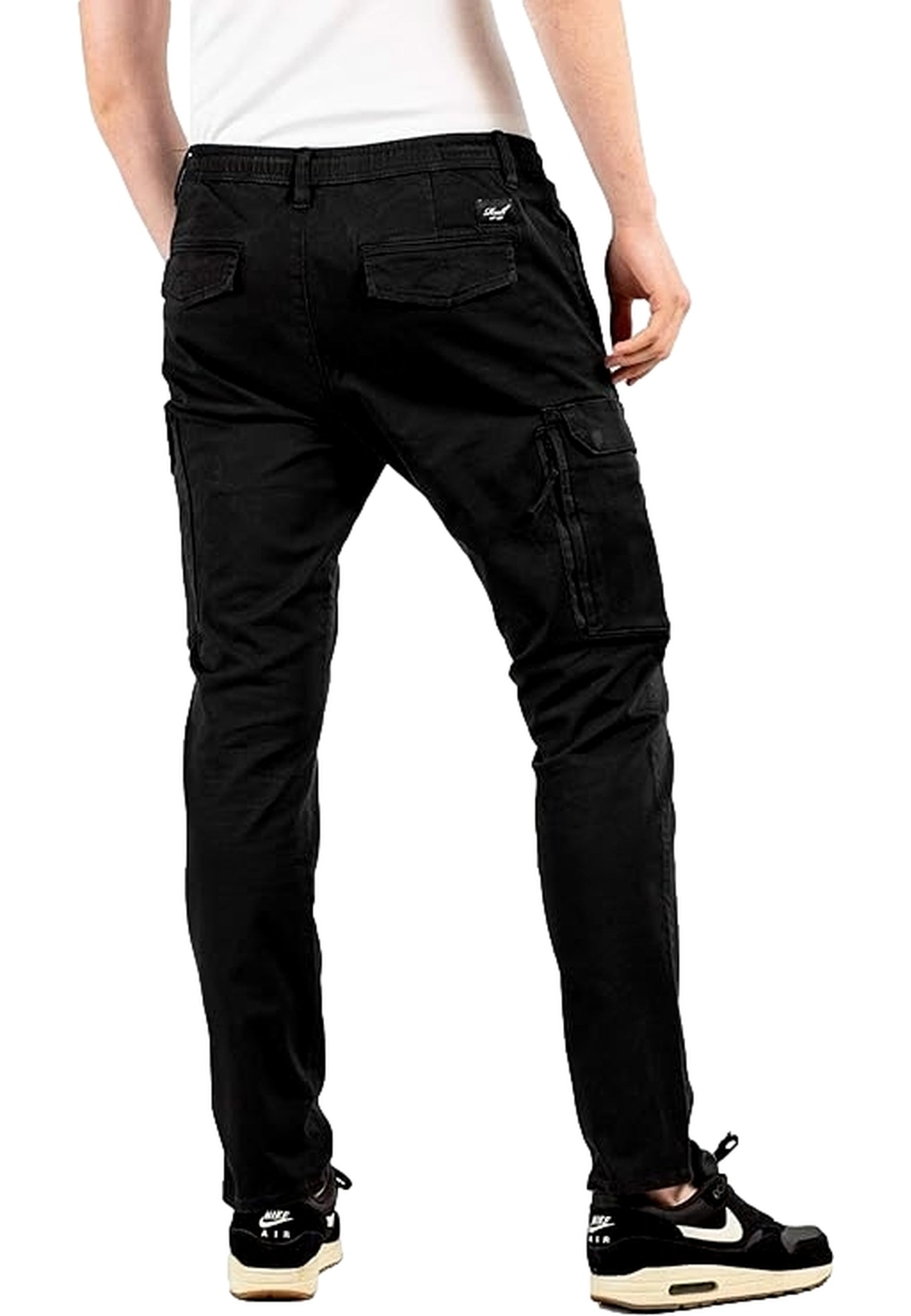 PANTALON REEL NEGRO REFLEX EASY CARGO REGULAR PANT
