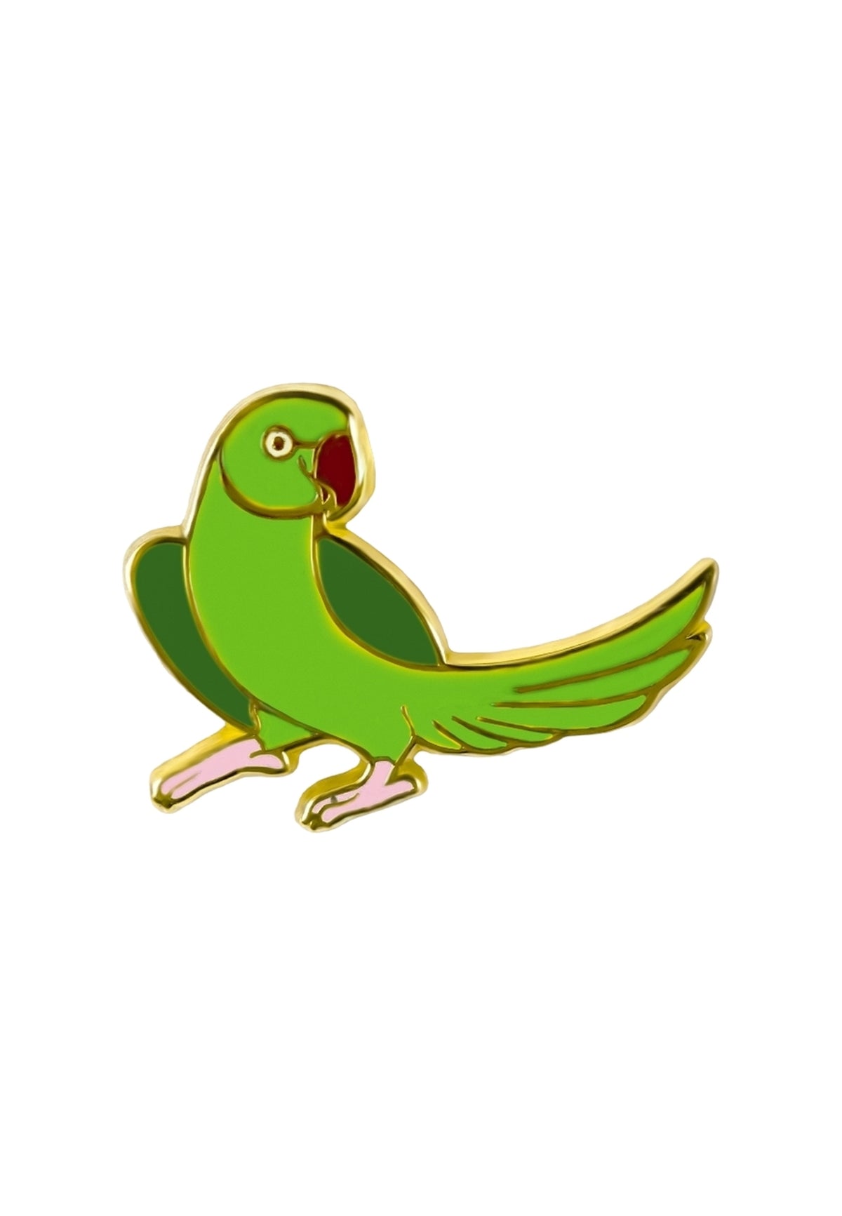 PIN GREEN PARROT