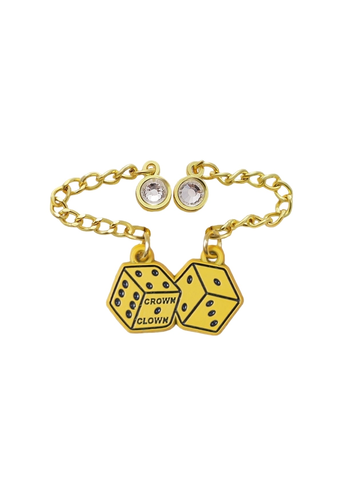 PIN YELLOW GAME DICES CHAINS
