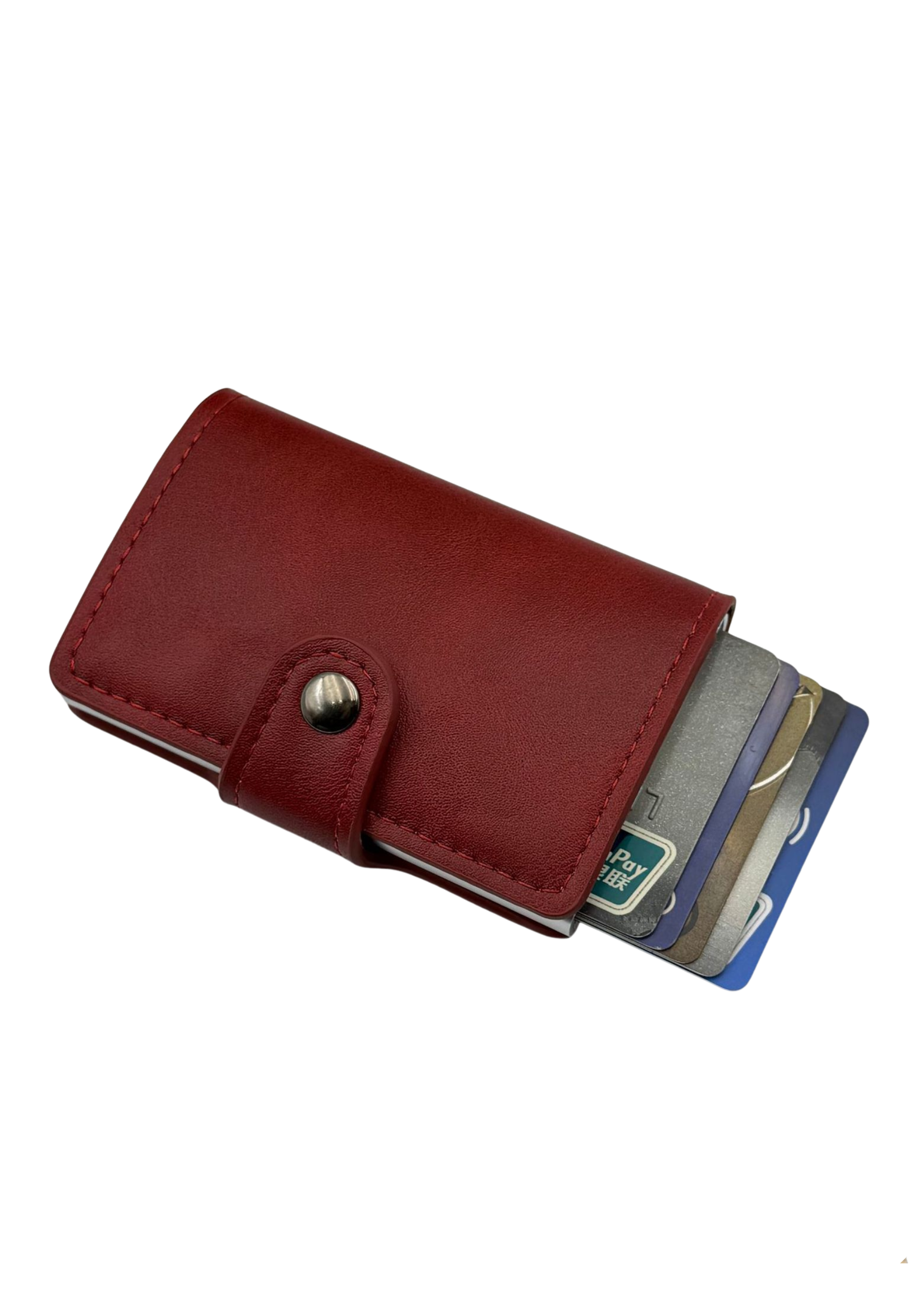 CARTERA OVER STREET GRANATE CARD HOLDER WALLET