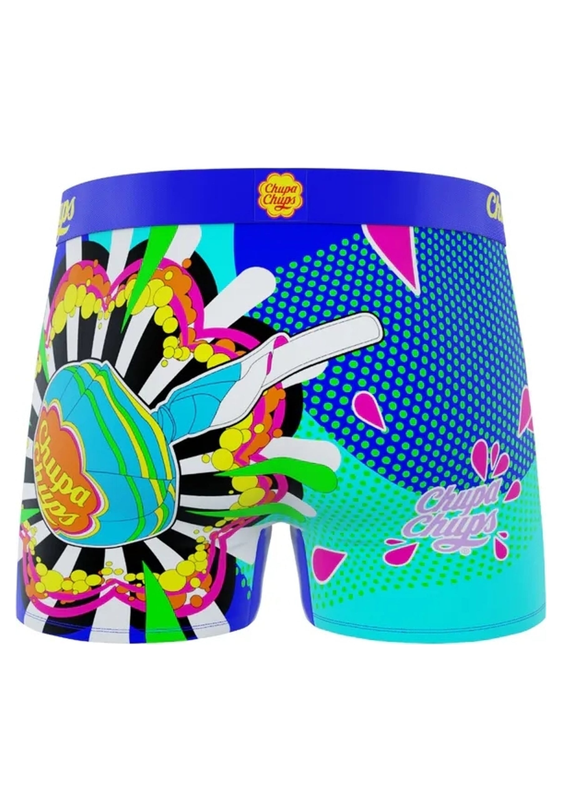 BOXER FREEGUN CHUPA CHUPS BLU STANDARD LENGHT TRUNK
