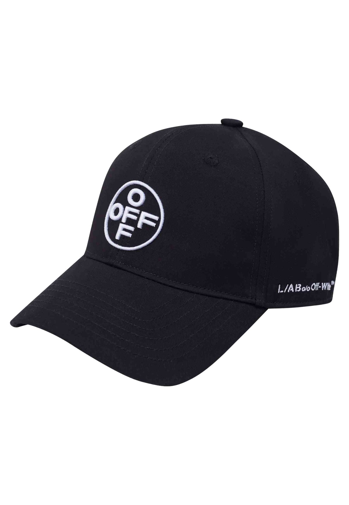 GORRA L/AB c/o Off-White NEGRA EMBROIDERED CURVED BRIM TWILL CAP