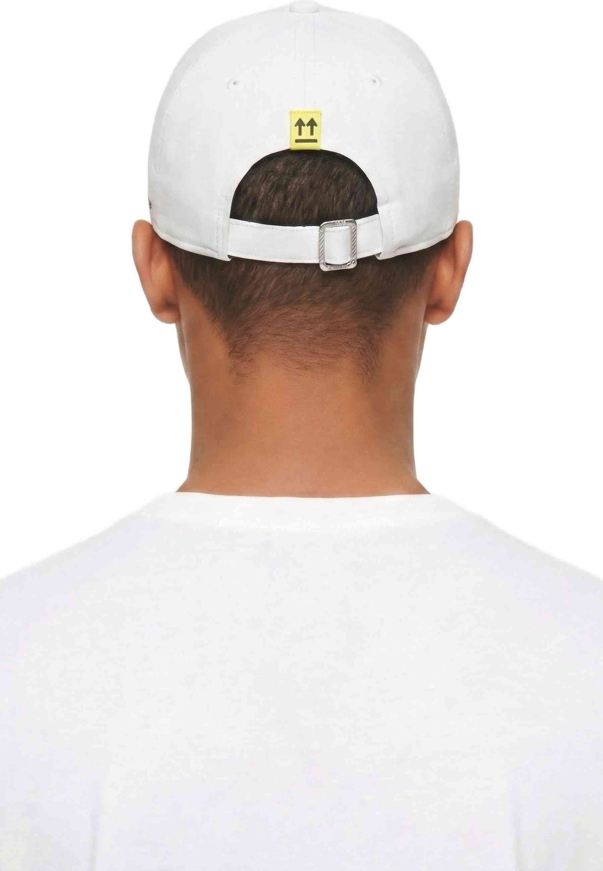 gorra L/AB c/o Off-White Embroidered Curved Brim Twill Cap blanca - vista 5