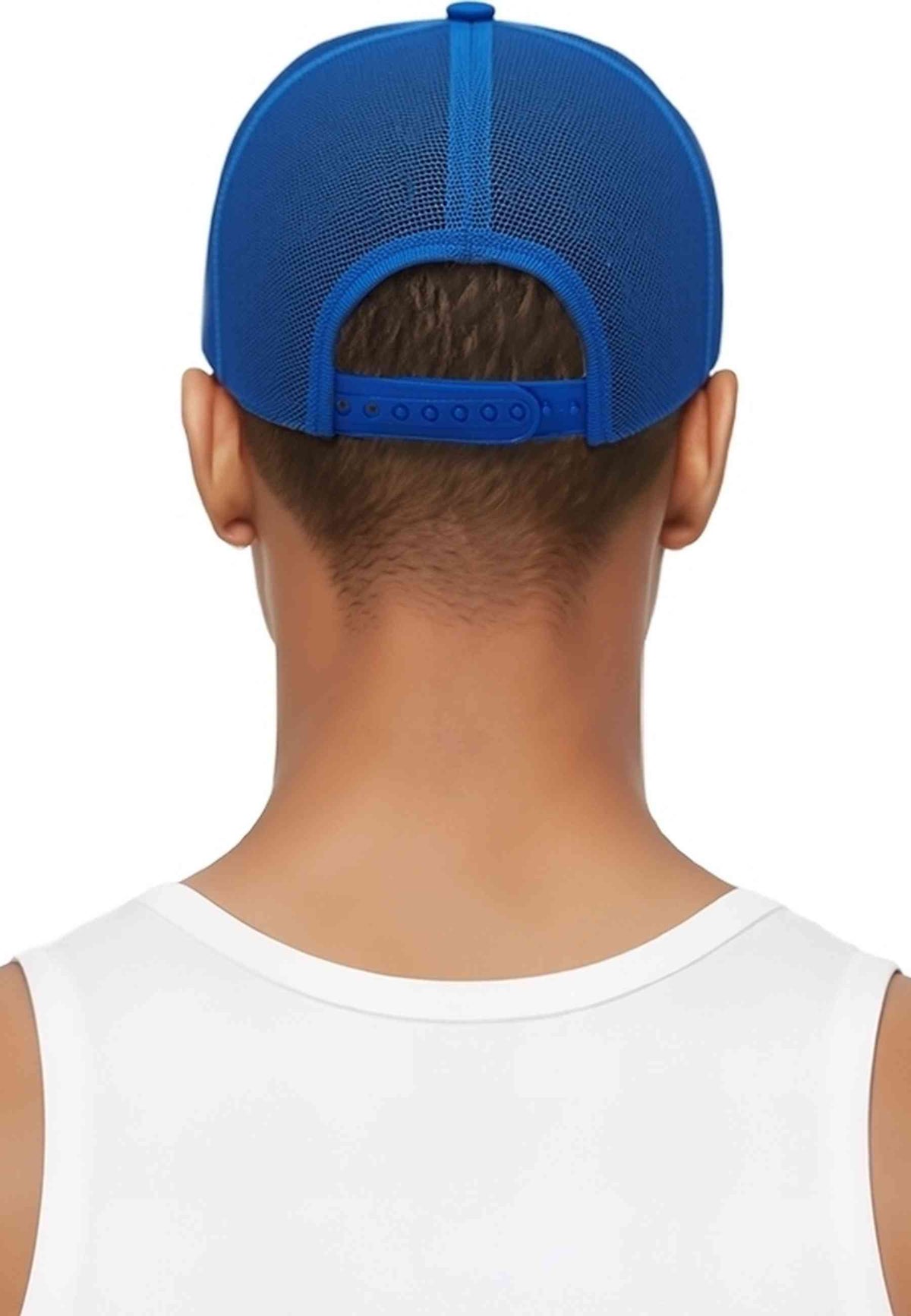 L/AB c/o Off-White ROYAL CLAMP ARROWS CURVED BRIM TRUCKER CAP