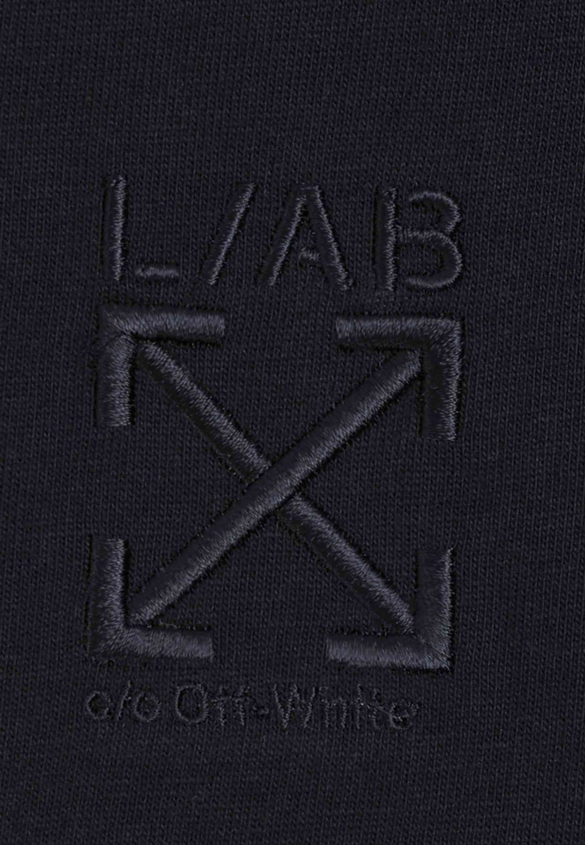 camiseta L/AB c/o Off-White Clamp Arrows Chest Logo Classic Crew Undershirts negra - vista 3