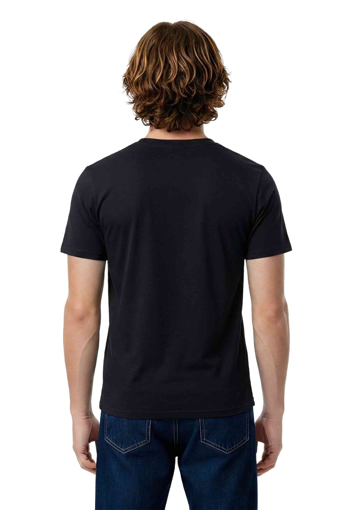 camiseta L/AB c/o Off-White Clamp Arrows Chest Logo Classic Crew Undershirts negra - vista 5