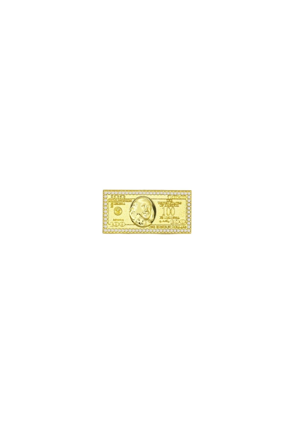 PIN GOLD DOLLAR BILL