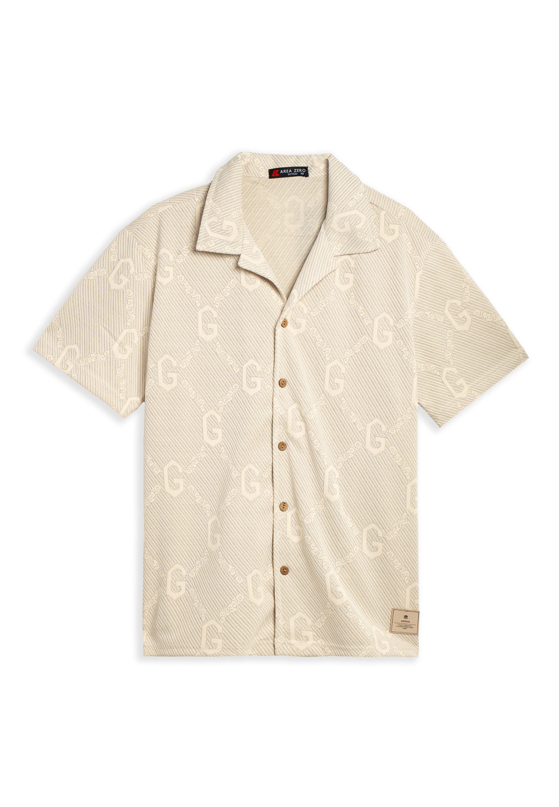 CAMISETA BEIGE G PRINT SHIRT