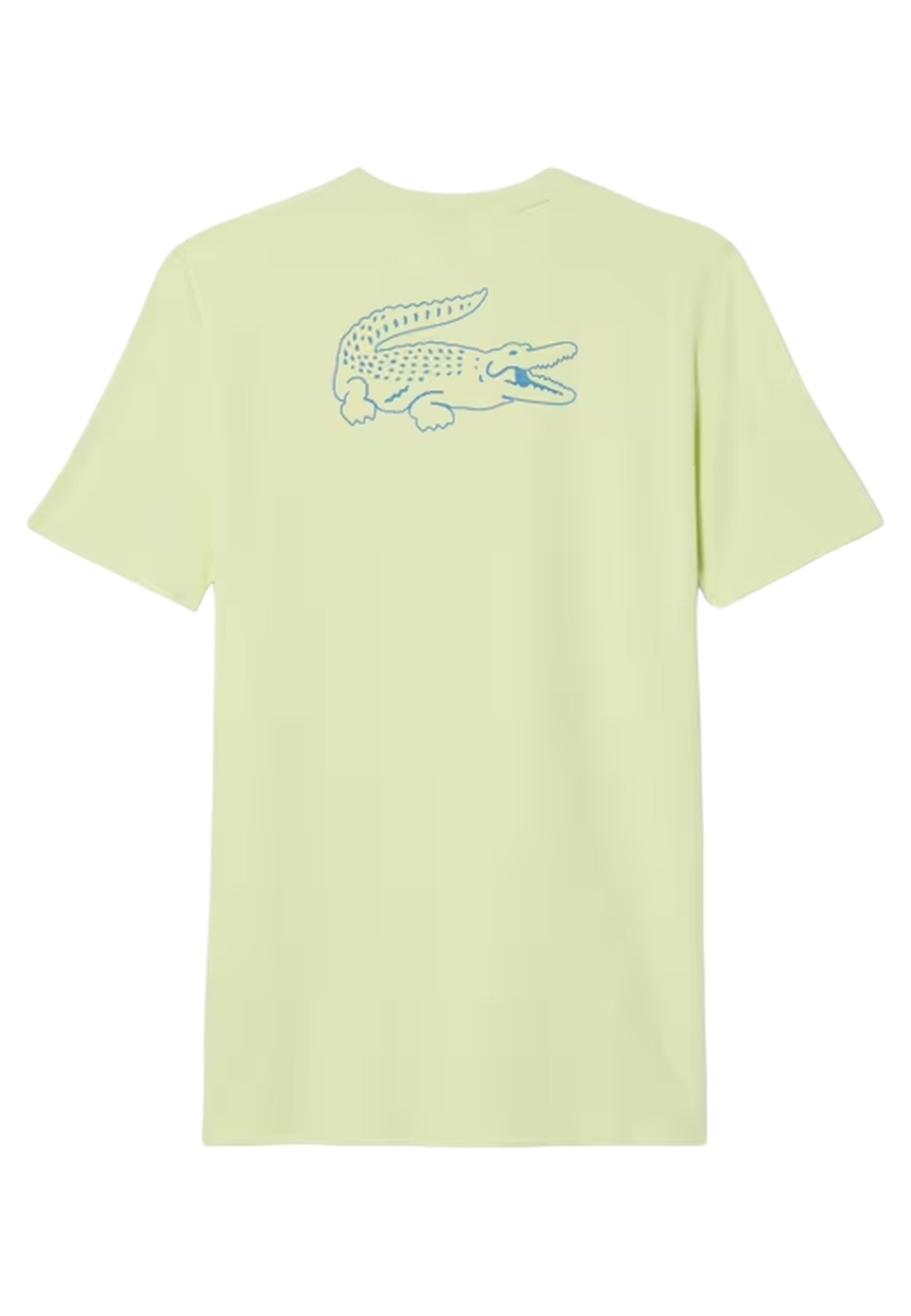 CAMISETA LACOSTE SPORT VERDE ULTRA DRY RIBETED CONTRAST TEE