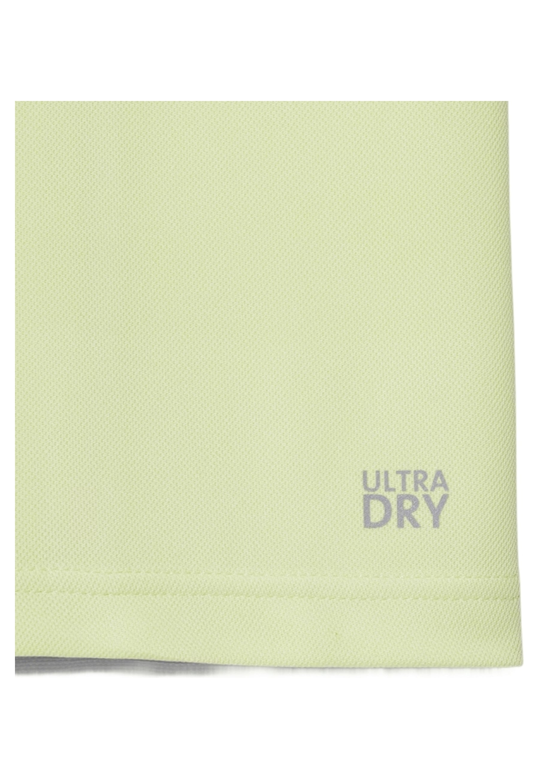 CAMISETA LACOSTE SPORT VERDE ULTRA DRY RIBETED CONTRAST TEE