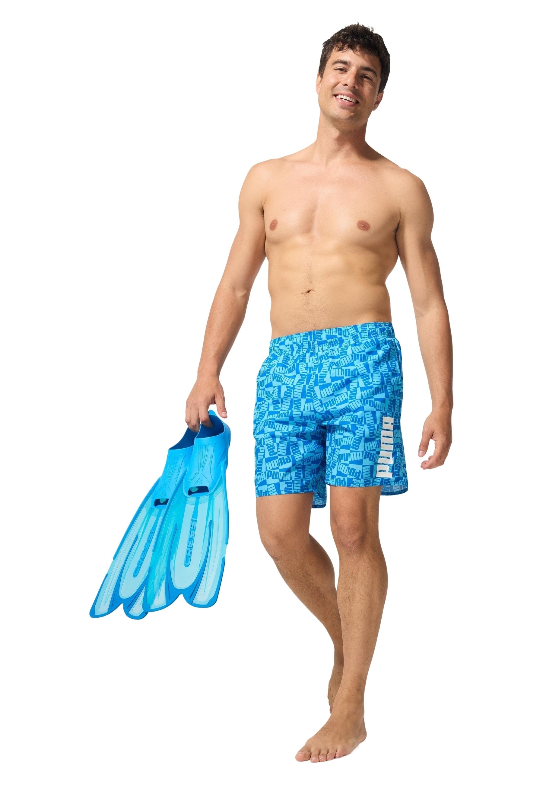 BAÑADOR PUMA ROYAL SWIM MEN PRINTED MID SHORTS