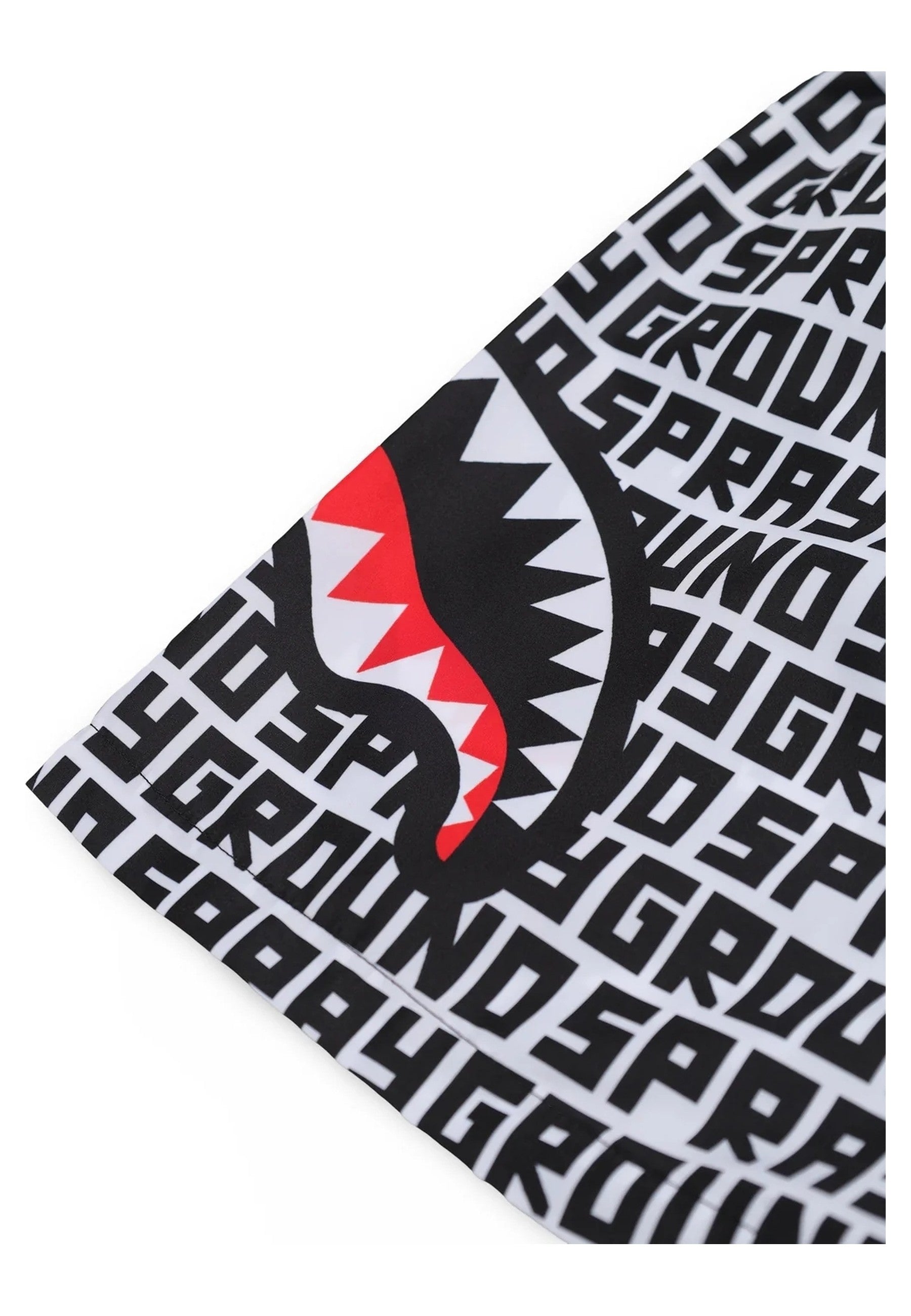 BAÑADOR SPRAYGROUND BLANCO LETRAS SHARK CENTRAL INFINITY SWIM TRUNKS