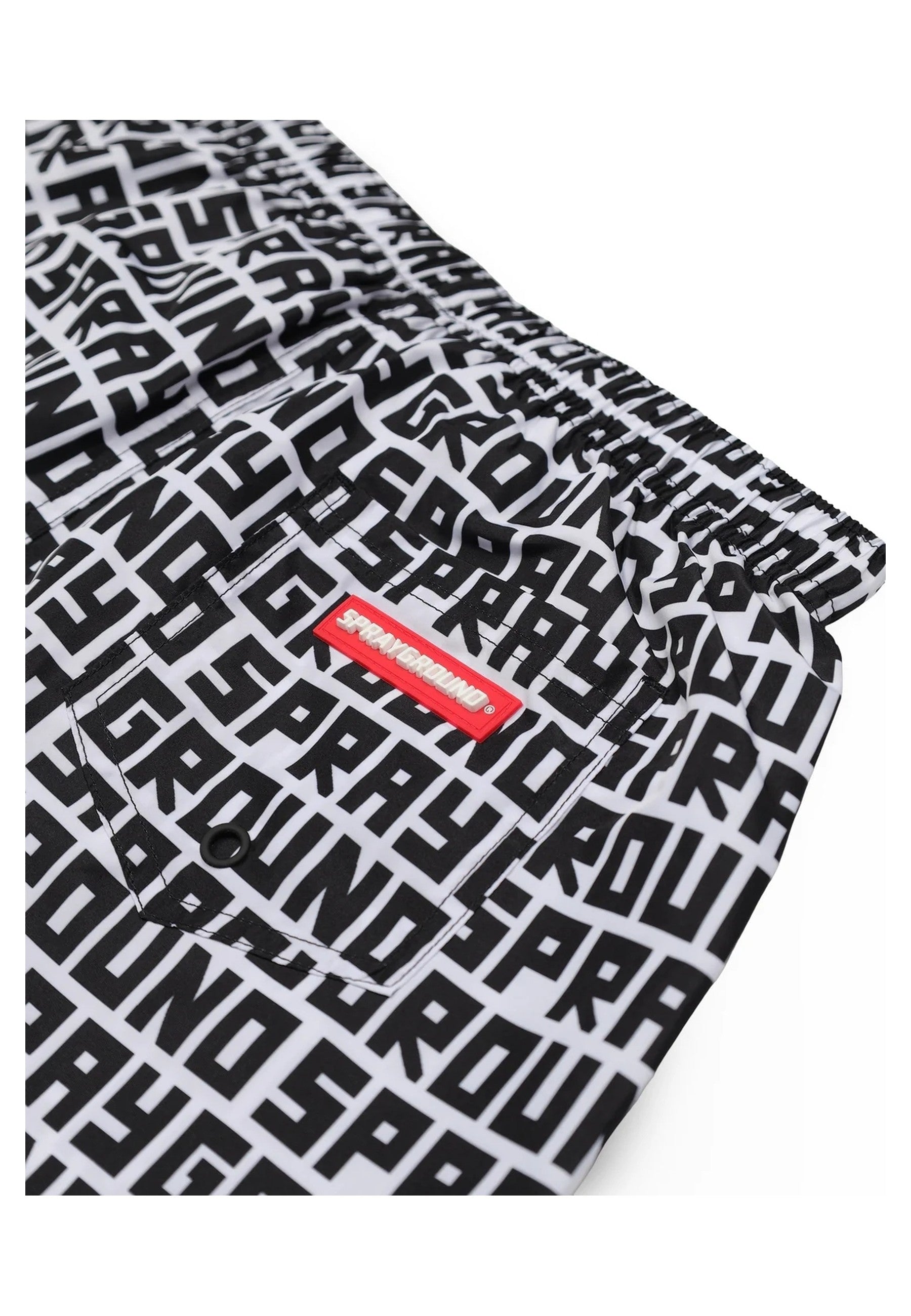 BAÑADOR SPRAYGROUND BLANCO LETRAS SHARK CENTRAL INFINITY SWIM TRUNKS