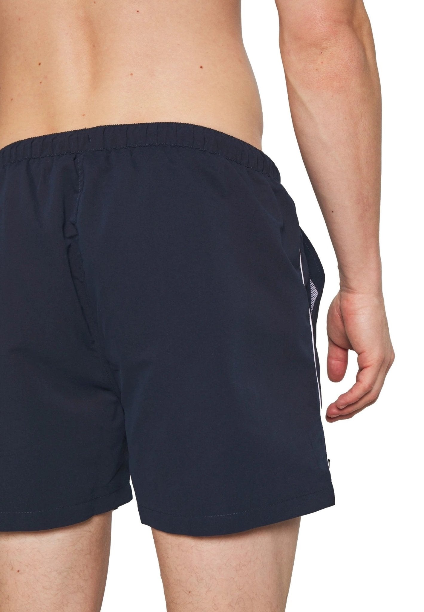 BAÑADOR ELLESSE NEGRO VIVO LATERAL LOGO BORDADO - AREA ZERO