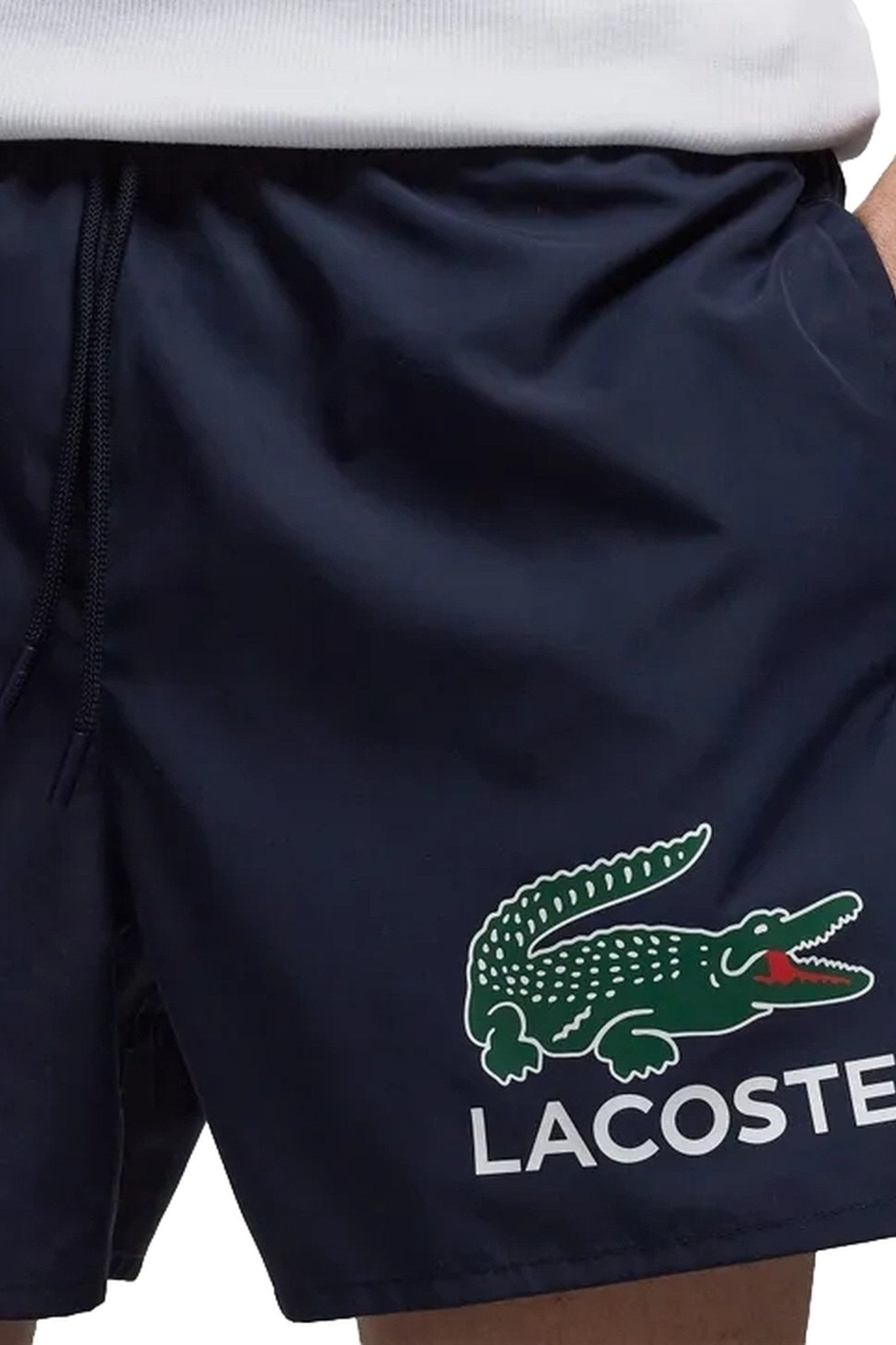 BAÑADOR LACOSTE MARINO BIG LOGO SWIMSHORT - AREA ZERO