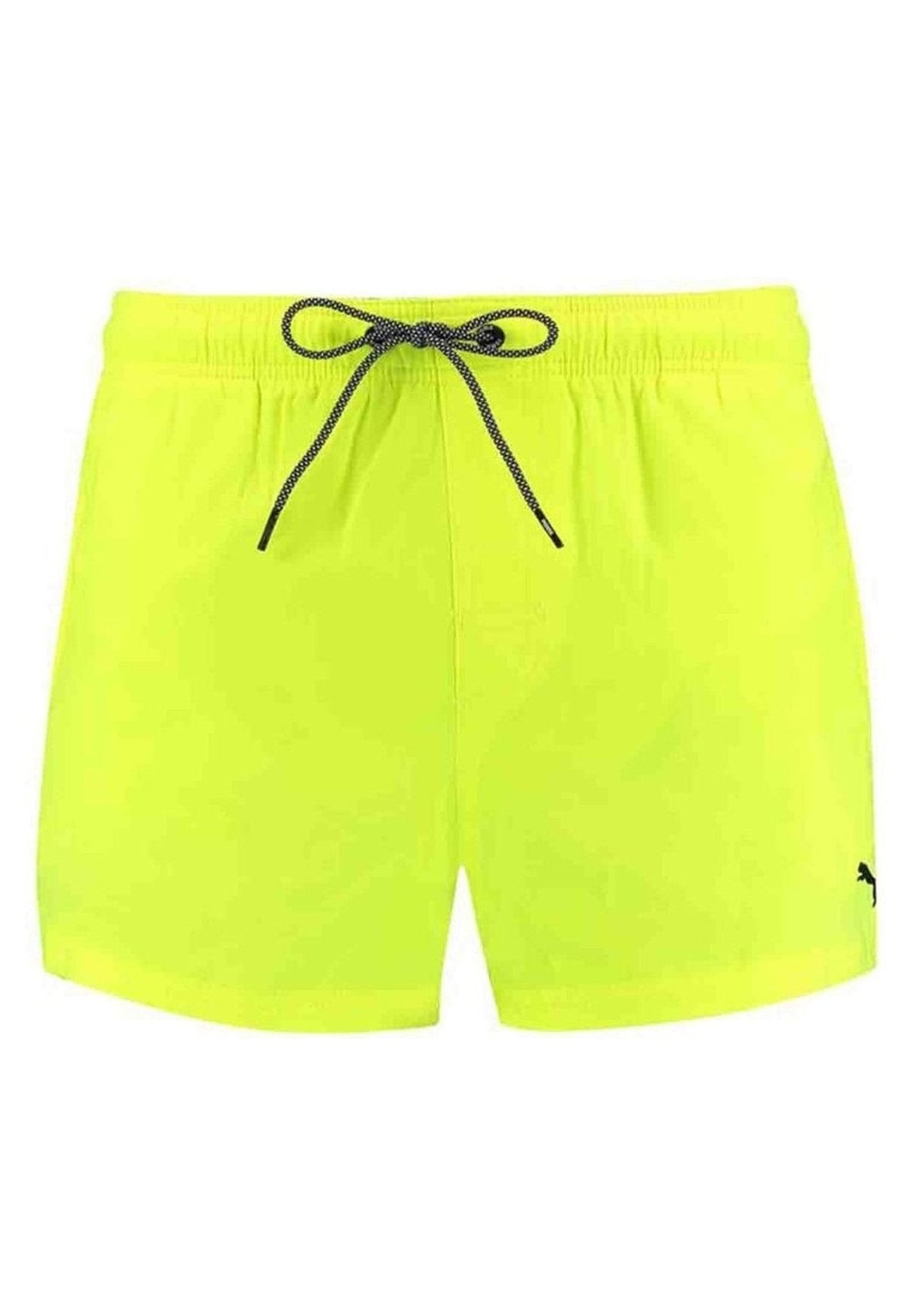 BAÑADOR PUMA AMARILLO FLUOR LOGO ESTAMPADO PIERNA - AREA ZERO