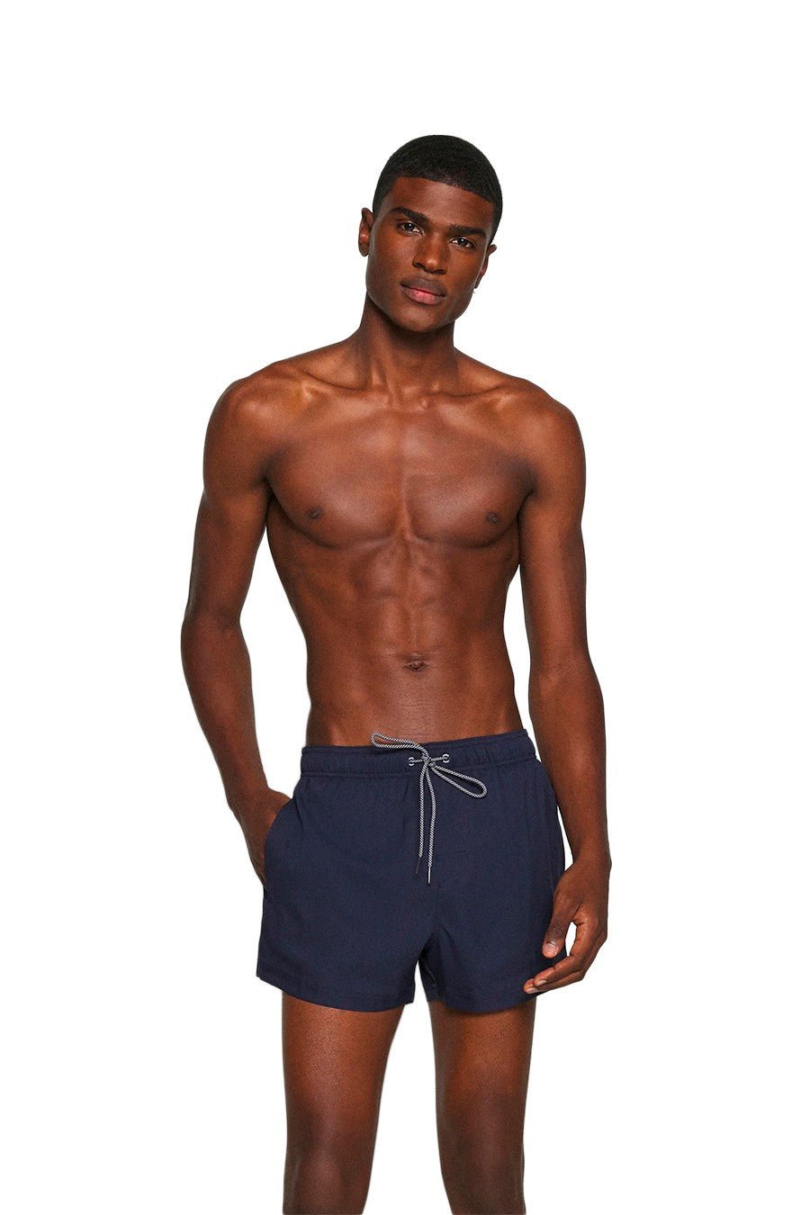 BAÑADOR PUMA MARINO LOGO ESTAMPADO PIERNA - AREA ZERO