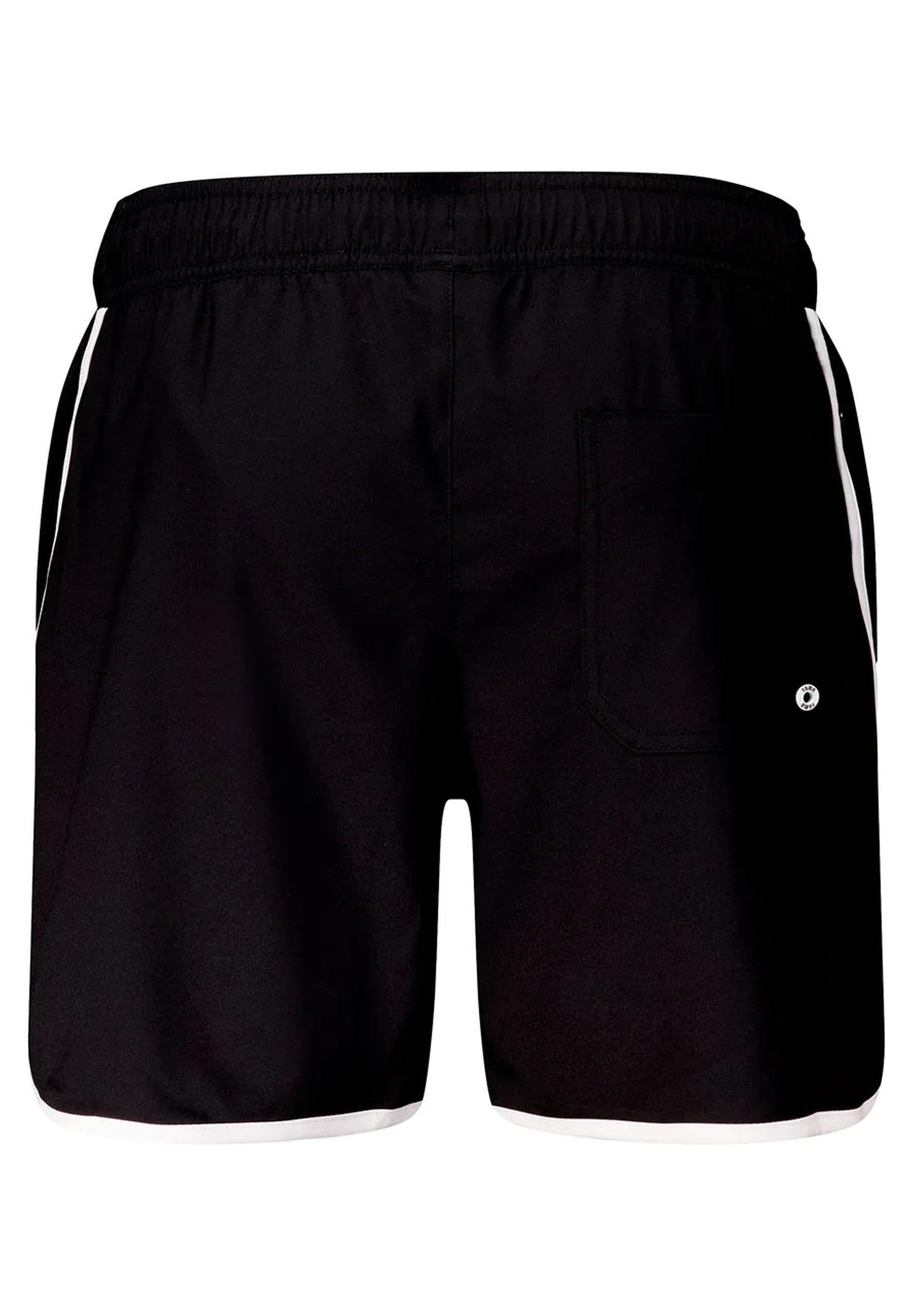 BAÑADOR PUMA NEGRO FRONT LOGO TRACK MID SHORT