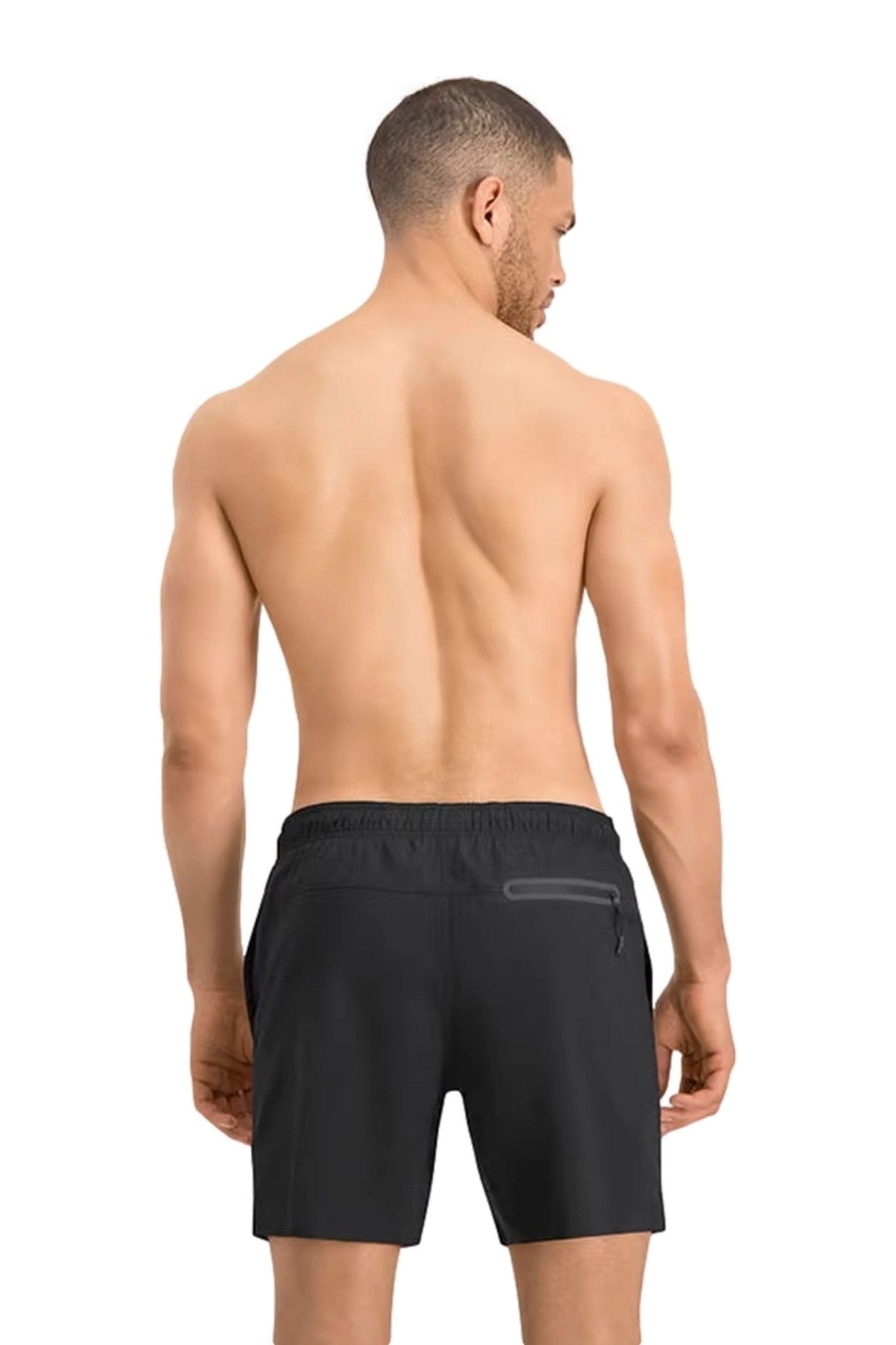 BAÑADOR PUMA NEGRO LOGO ESTAMPADO PIERNA - AREA ZERO