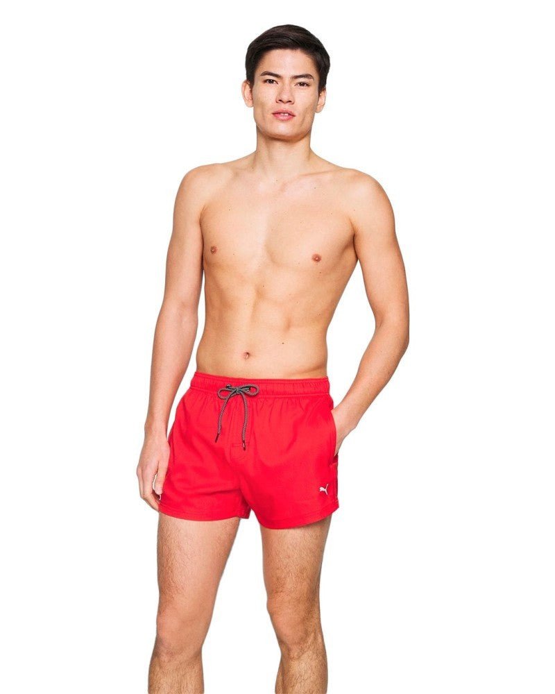 BAÑADOR PUMA ROJO LOGO ESTAMPADO PIERNA - AREA ZERO