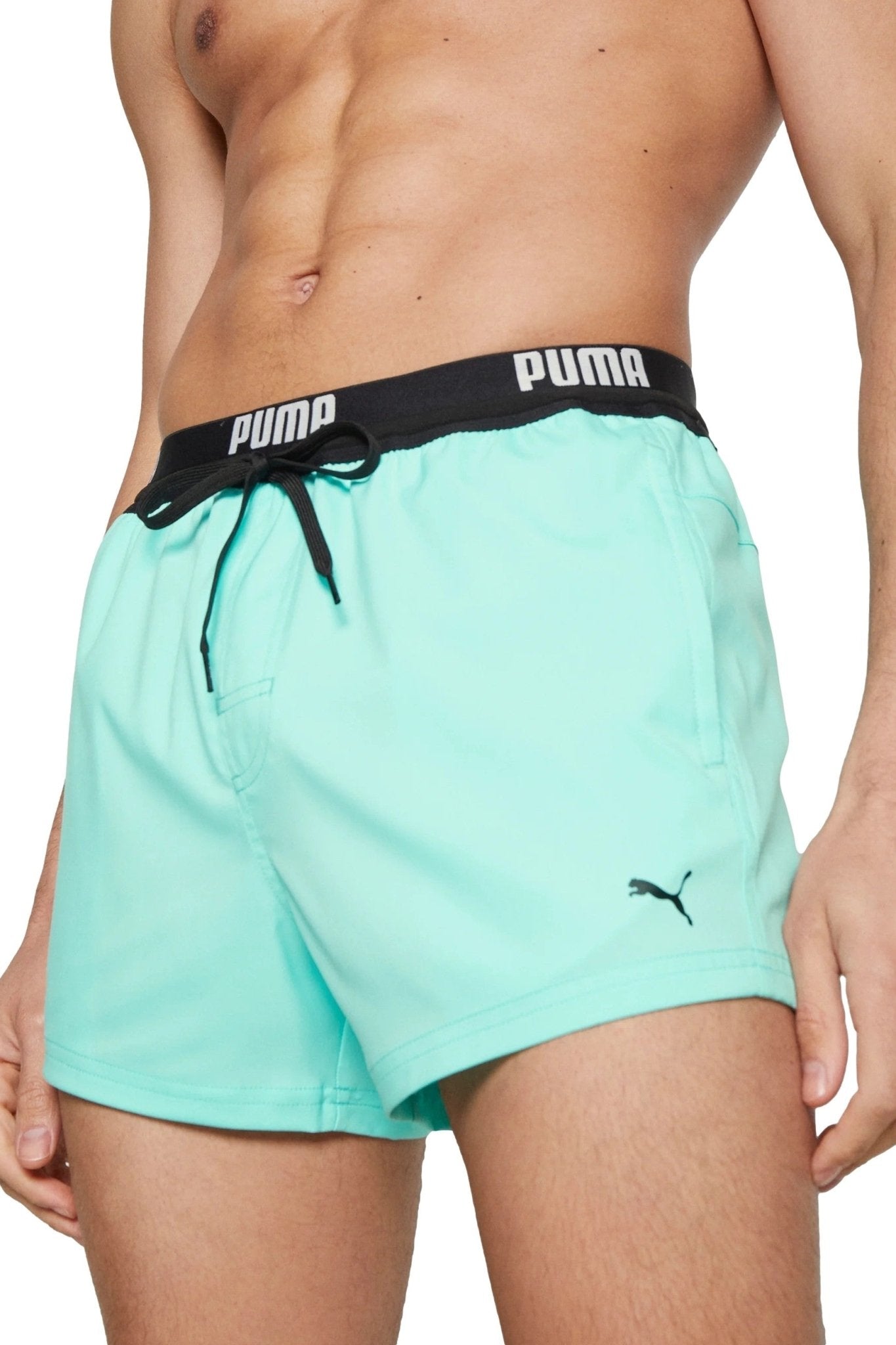 BAÑADOR PUMA VERDE MENTA SWIM MEN LOGO SHORT - AREA ZERO