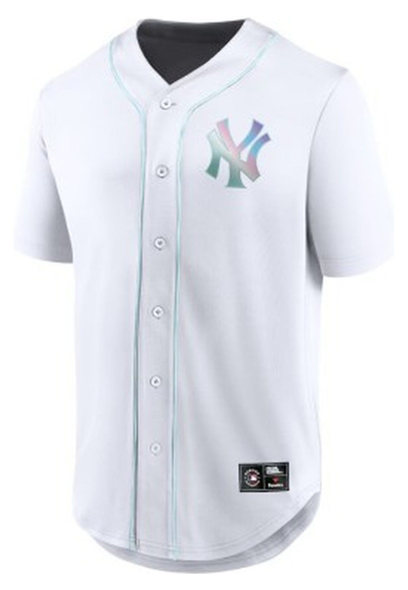 BEISBOLERA FANATICS BLANCA YANKEES IRIDESCENT FRANCHISE TOP - AREA ZERO