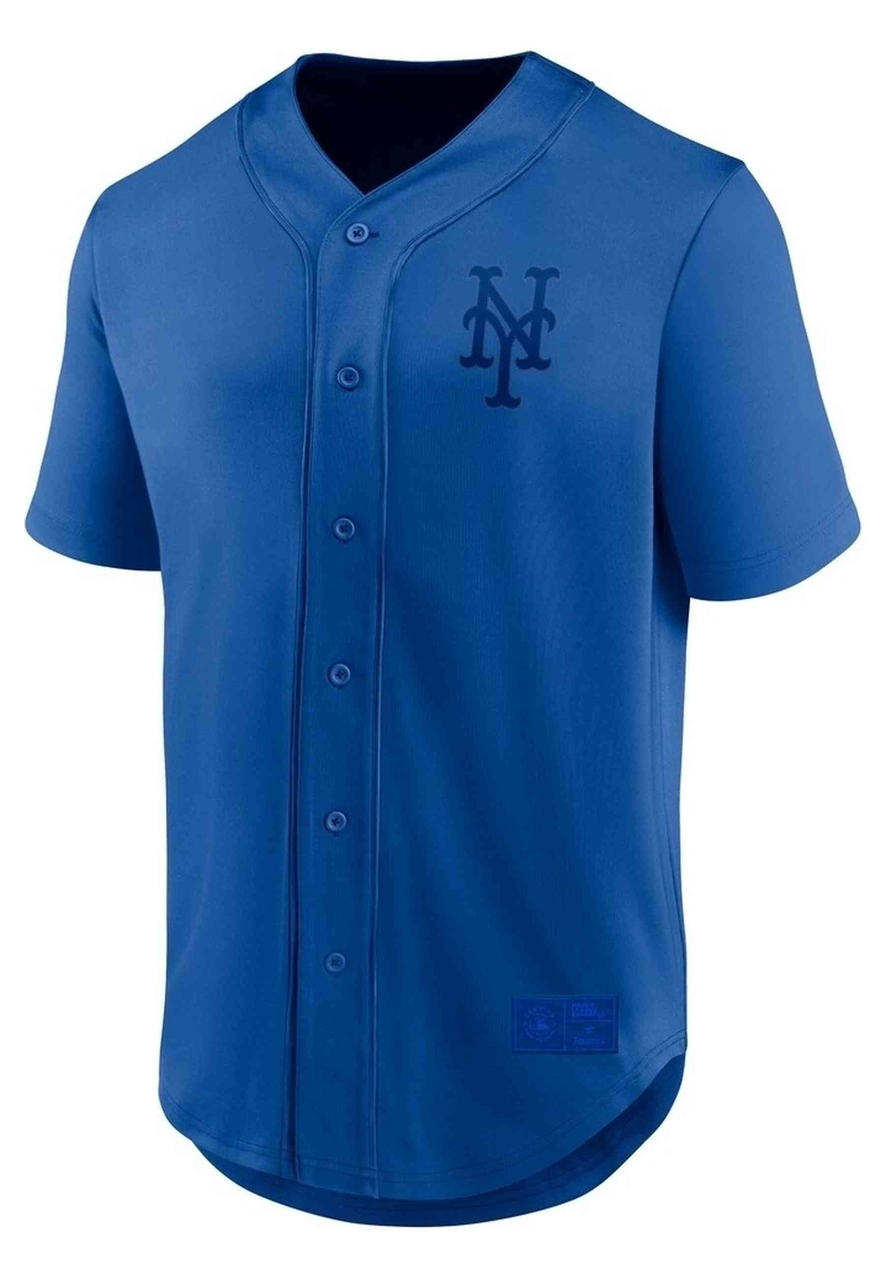 BEISBOLERA FANATICS ROYAL NEW YORK METS TONED LOGO JERSEY