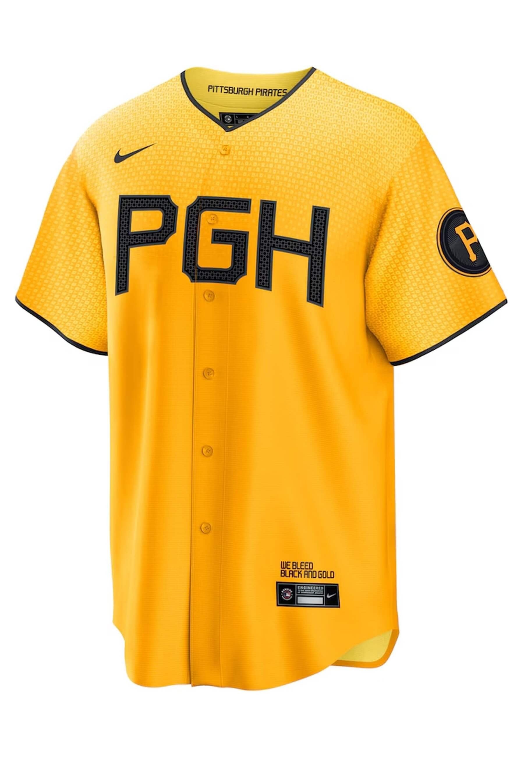 BEISBOLERA NIKE NARANJA PITTSBURG PIRATES CITY CONNECT TEE