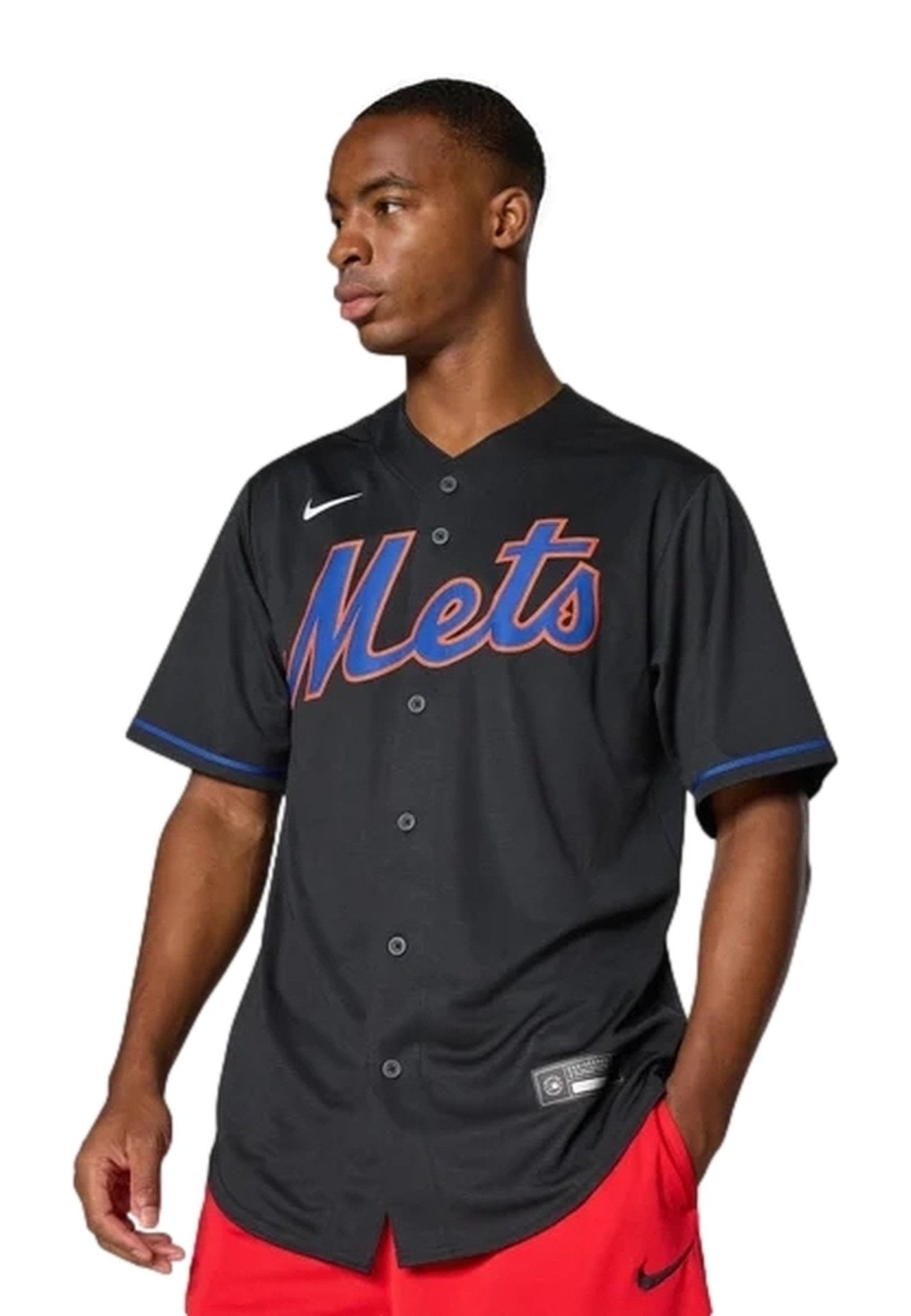 BEISBOLERA NIKE NEGRA NEW YORK METS BASEBALL JERSEY - AREA ZERO