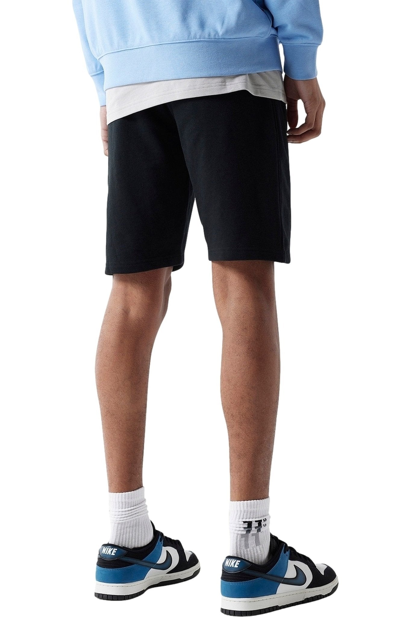 BERMUDA 11 DEGREES NEGRA CORE SWEAT SHORT SKINNY FIT - AREA ZERO