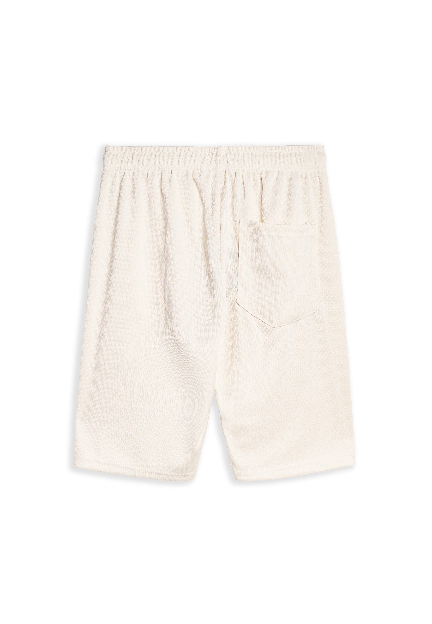 BERMUDA AREA ZERO BEIGE STRIPPED SHORT