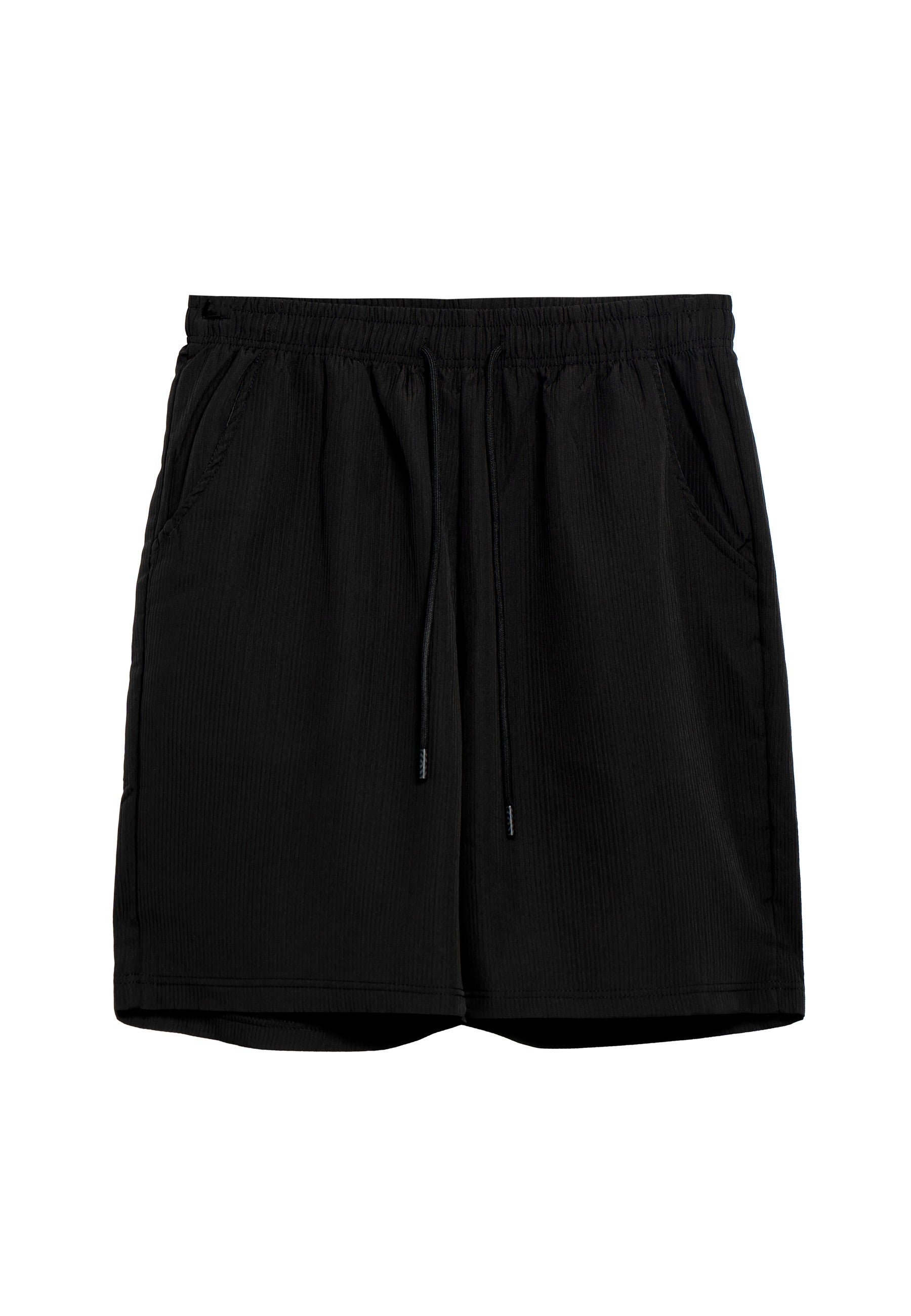 BERMUDA AREA ZERO NEGRA STRIPPED SHORT