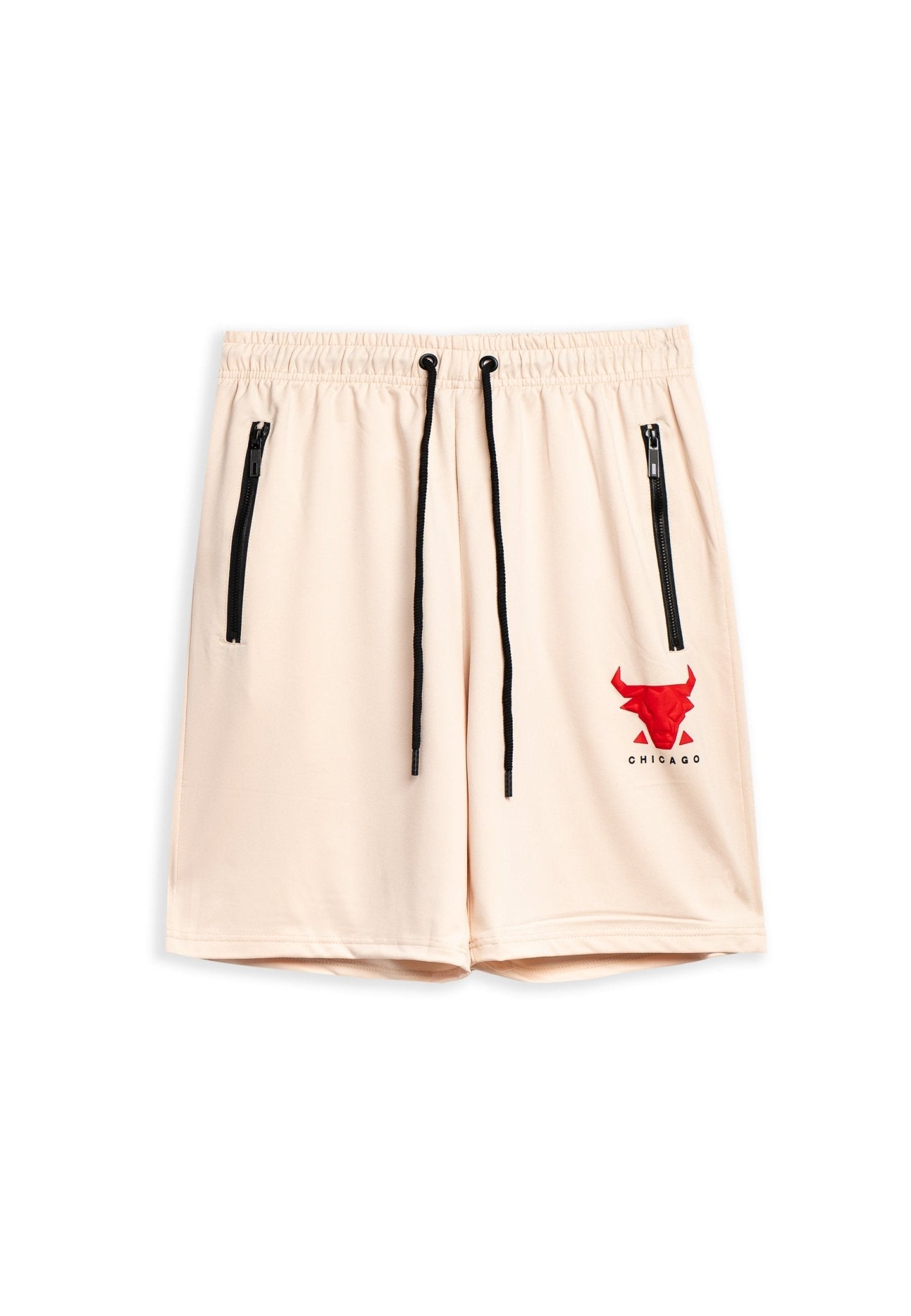 BERMUDA BEIGE BULL SILHOUETTE SHORT - AREA ZERO