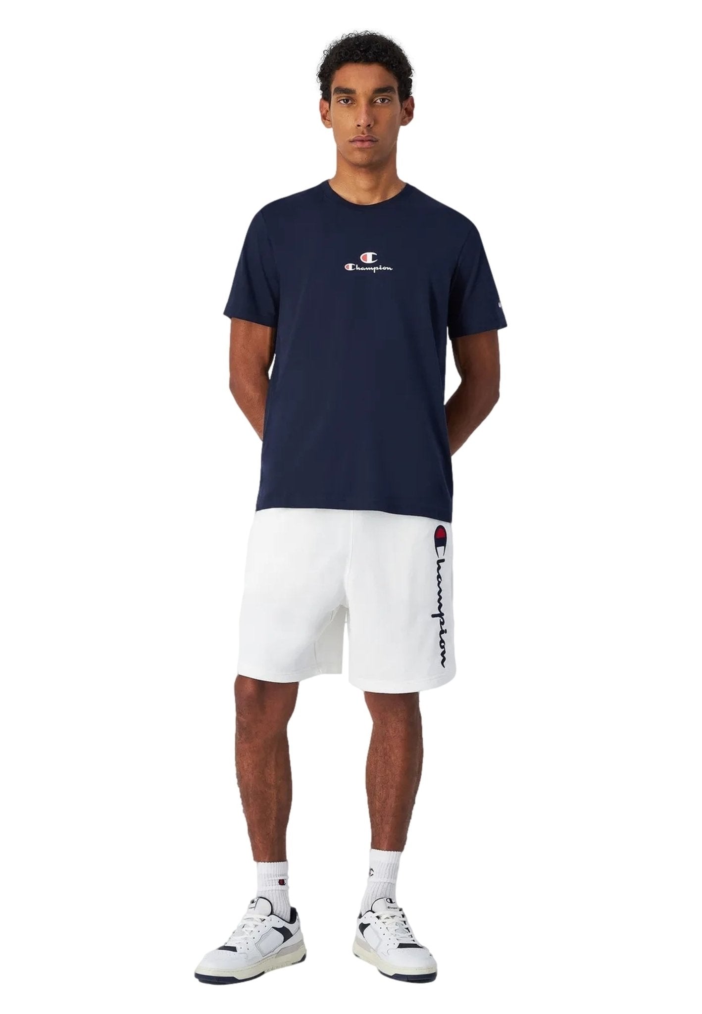 BERMUDA CHAMPION BLANCA FRENCH TERRY LEGACY LOGO SHORT - AREA ZERO