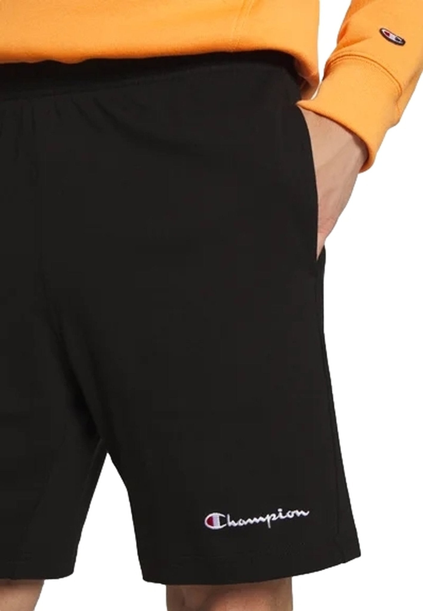 BERMUDA CHAMPION NEGRA FRENCH TERRY SMALL LEGACY LOGO SHORT - AREA ZERO