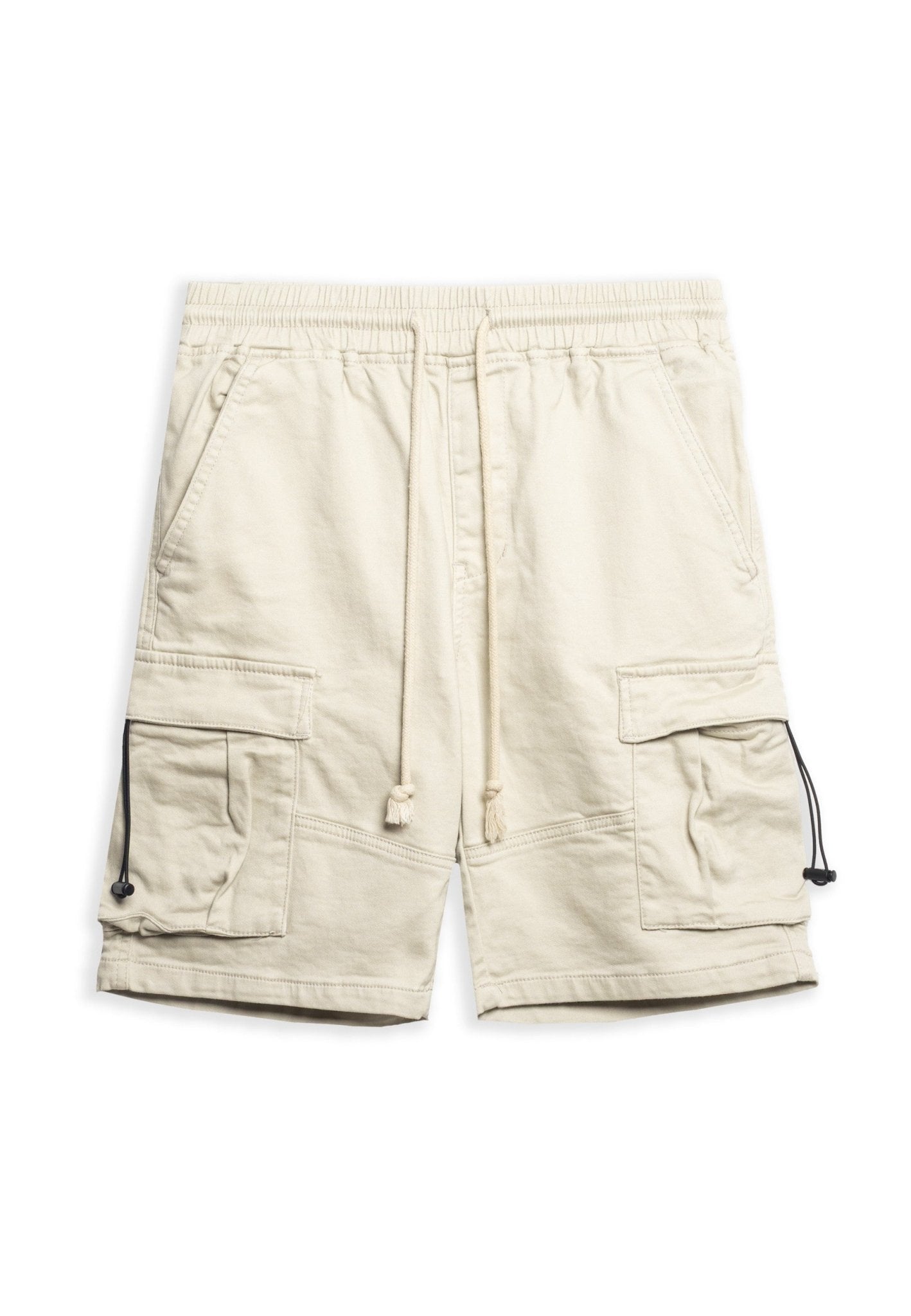 BERMUDA CRUDA SIDE POCKETS RUBBER BAND SHORT - AREA ZERO